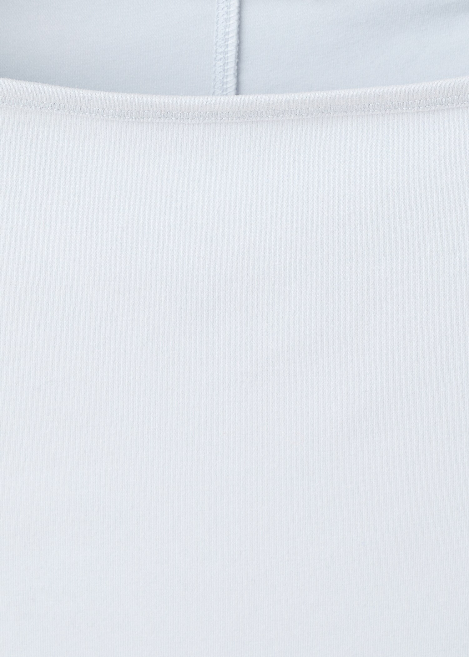 Katoenen T-shirt met boothals - Detail van het artikel 0