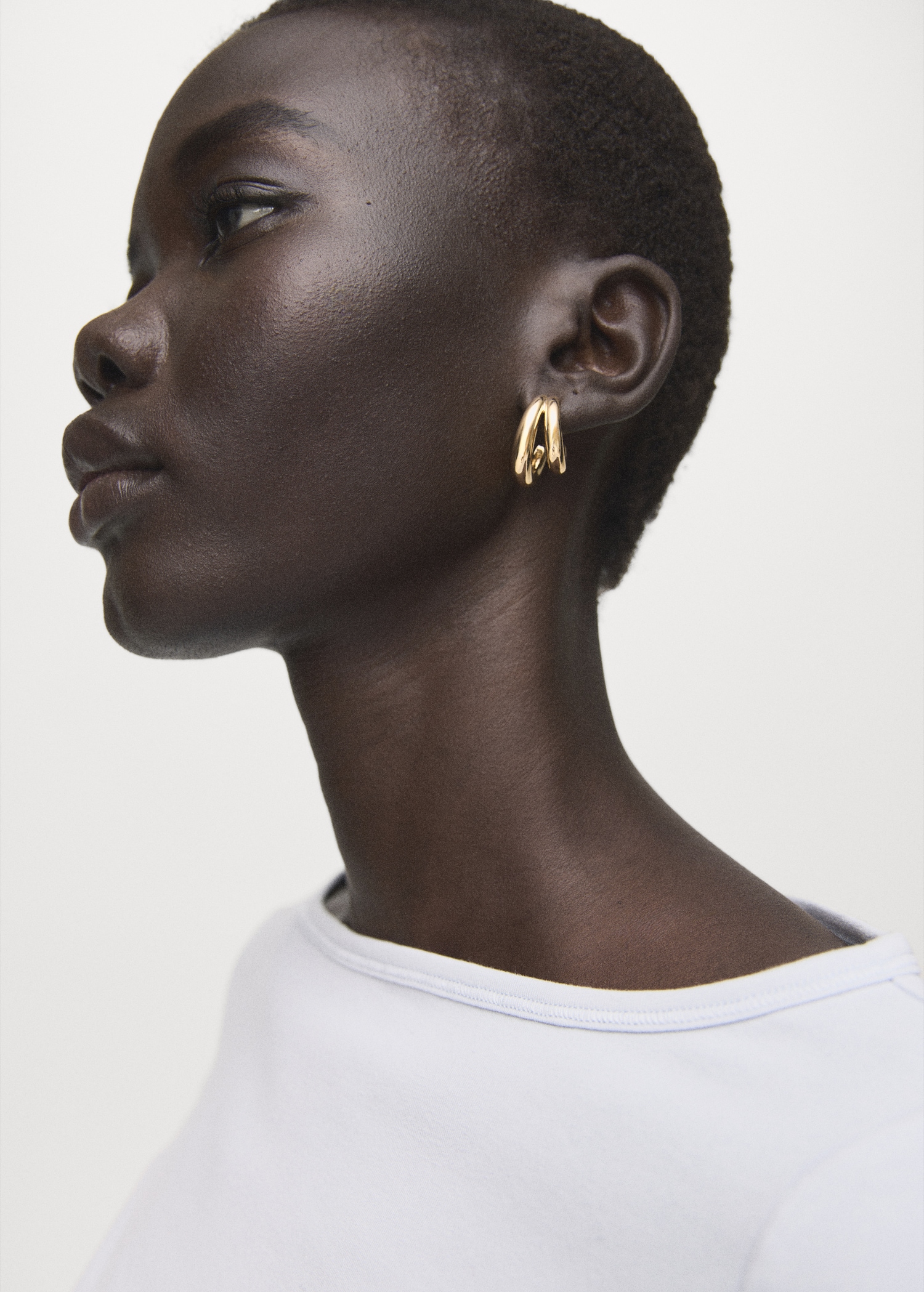 Katoenen T-shirt met boothals - Detail van het artikel 1