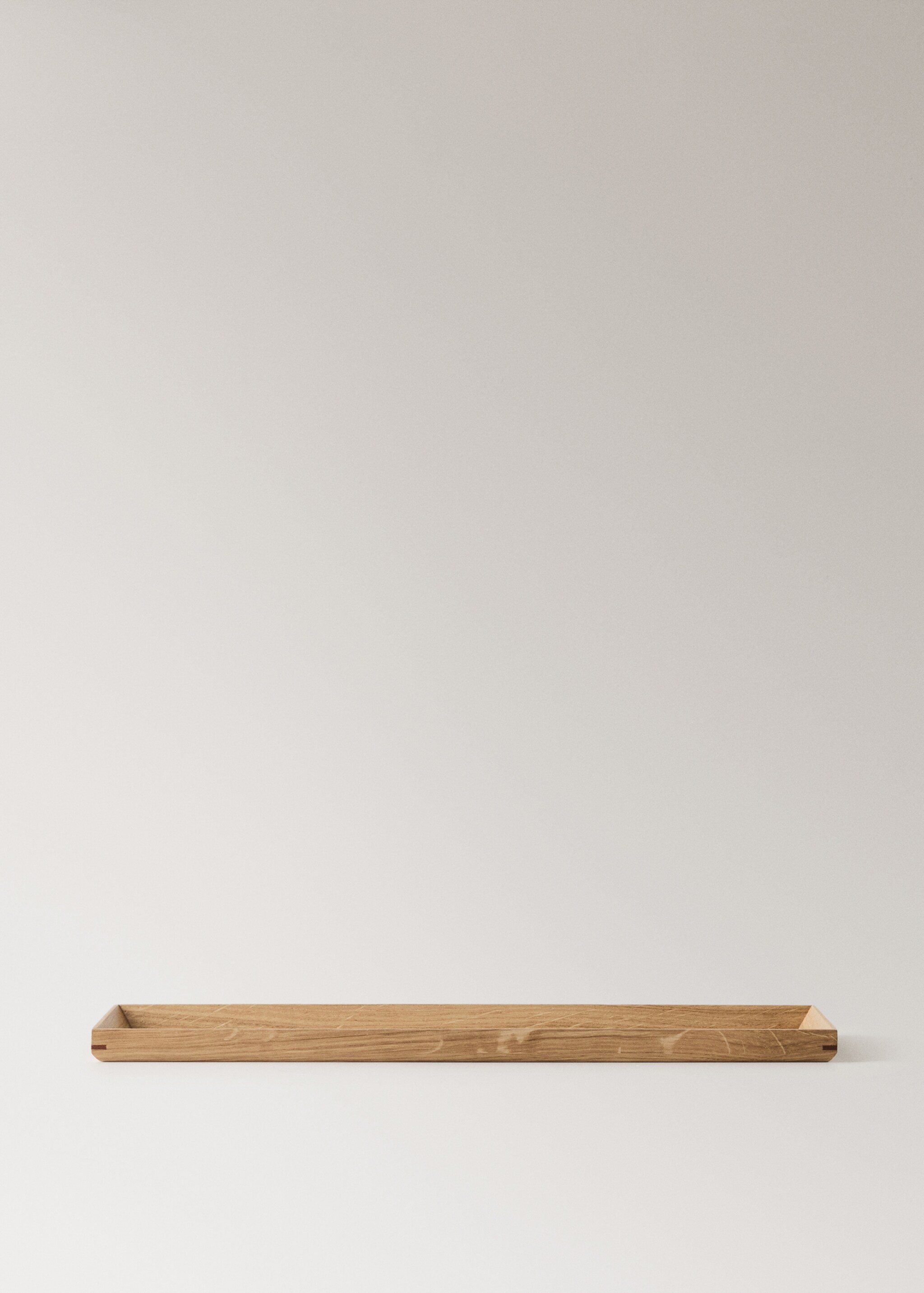 Δίσκος διακοσμητικός ορθογώνιος ξύλο δρυός μεσαίος - Προϊόν χωρίς μοντέλο, Καφέ. Ref: 27033309-00.