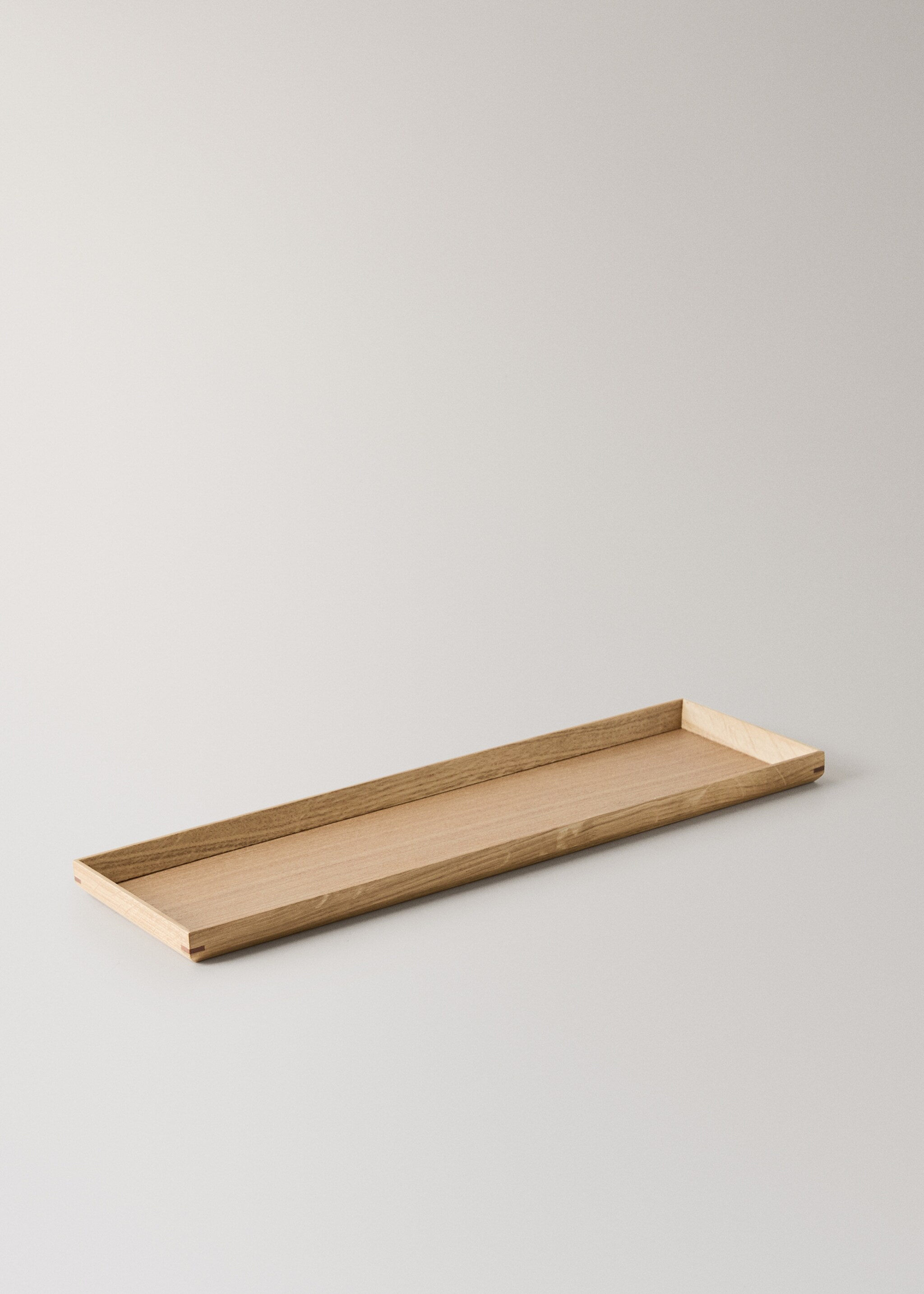 Δίσκος διακοσμητικός ορθογώνιος ξύλο δρυός μεσαίος - Λεπτομέρεια του προϊόντος 1, Καφέ. Ref: 27033309-00.