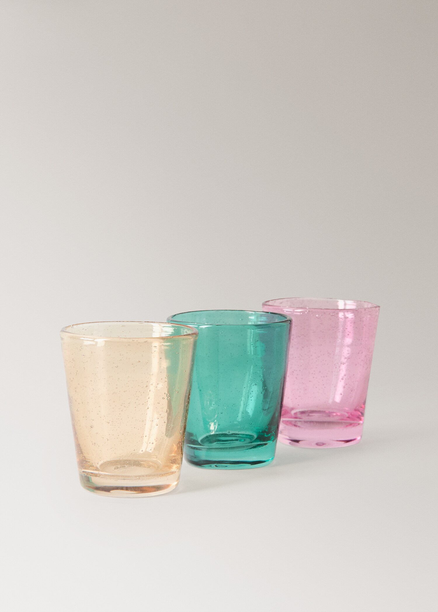 Coloured bubble glass vase - Details of the article 3