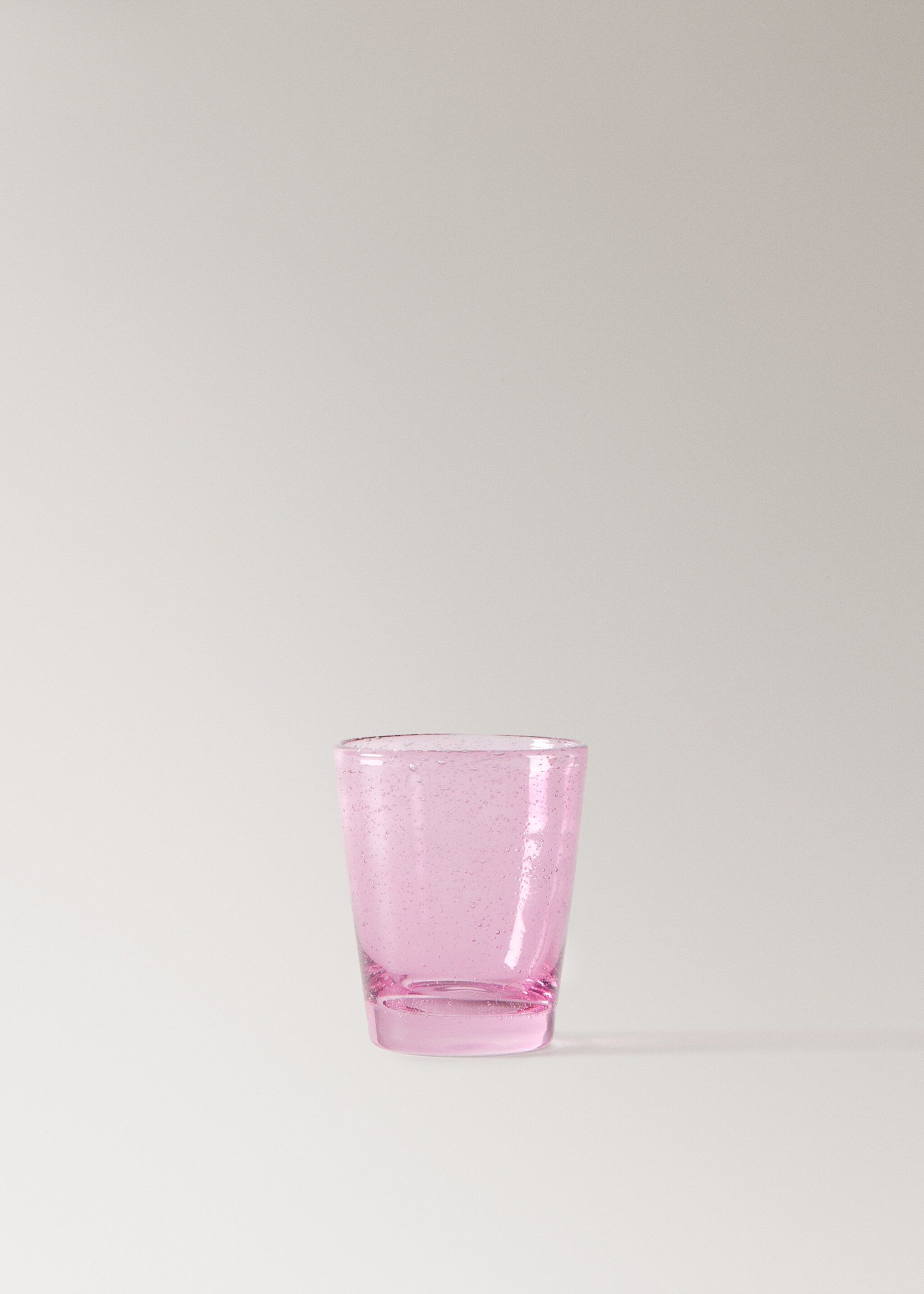 Coloured bubble glass vase - Article without model, Purple. Ref: 27033314-00.