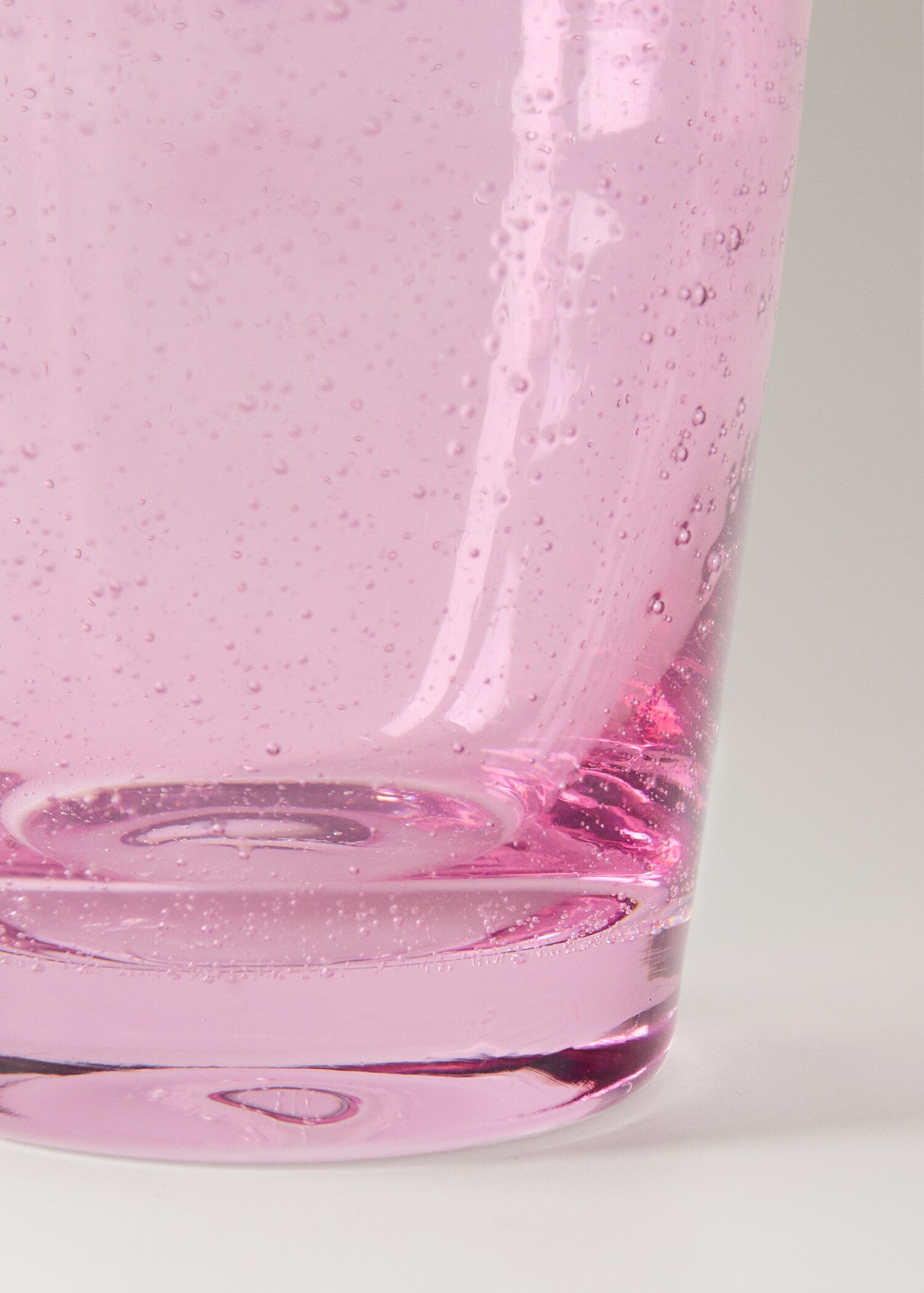 Coloured bubble glass vase - Details of the article 2