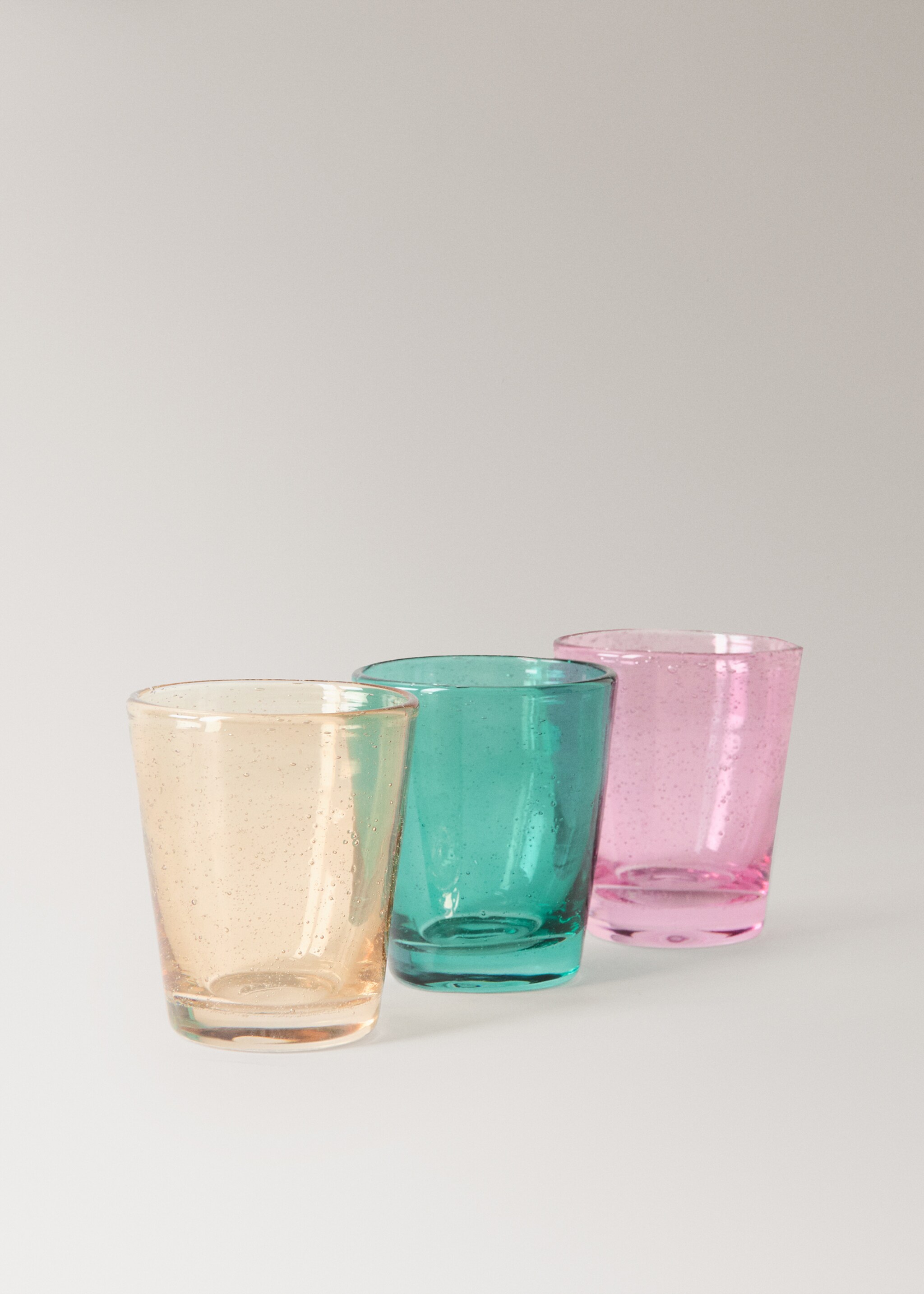 Coloured bubble glass vase - Details of the article 3, Purple. Ref: 27033314-00.