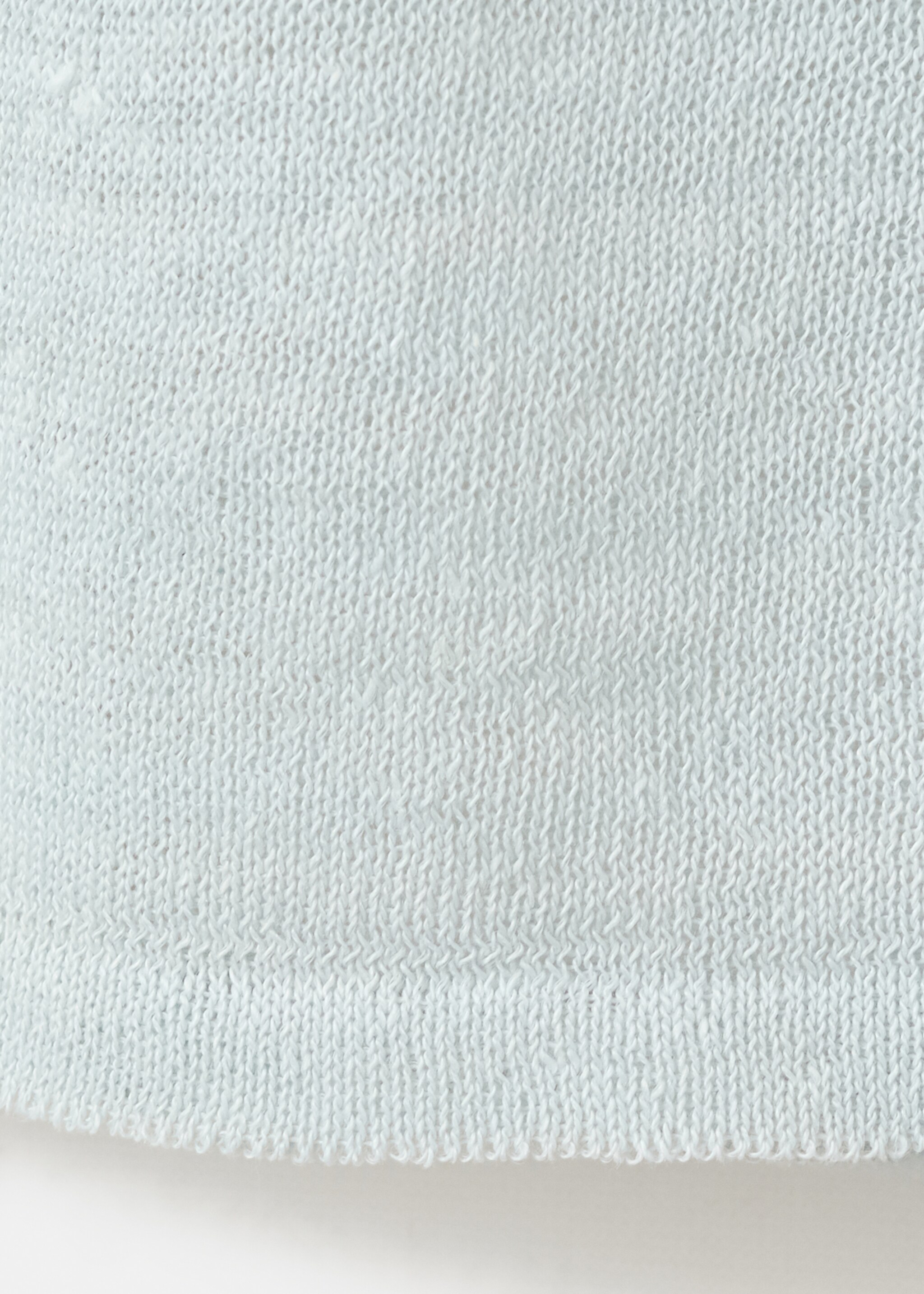 Cardigan en lin tricot fin - Détail de l'article 0, Bleu. Ref: 27033315-00.