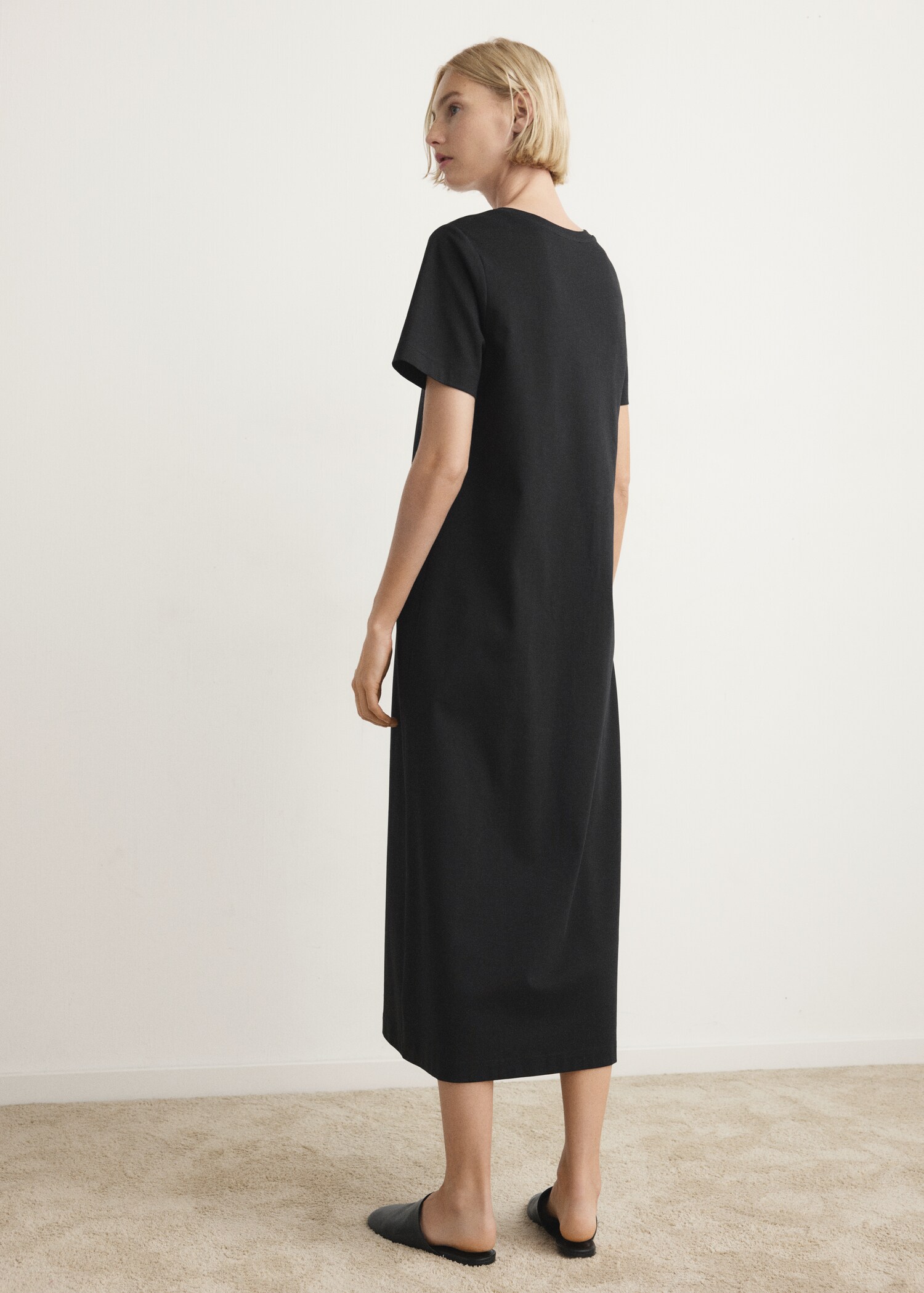 camisón largo algodón - Reverso del artículo