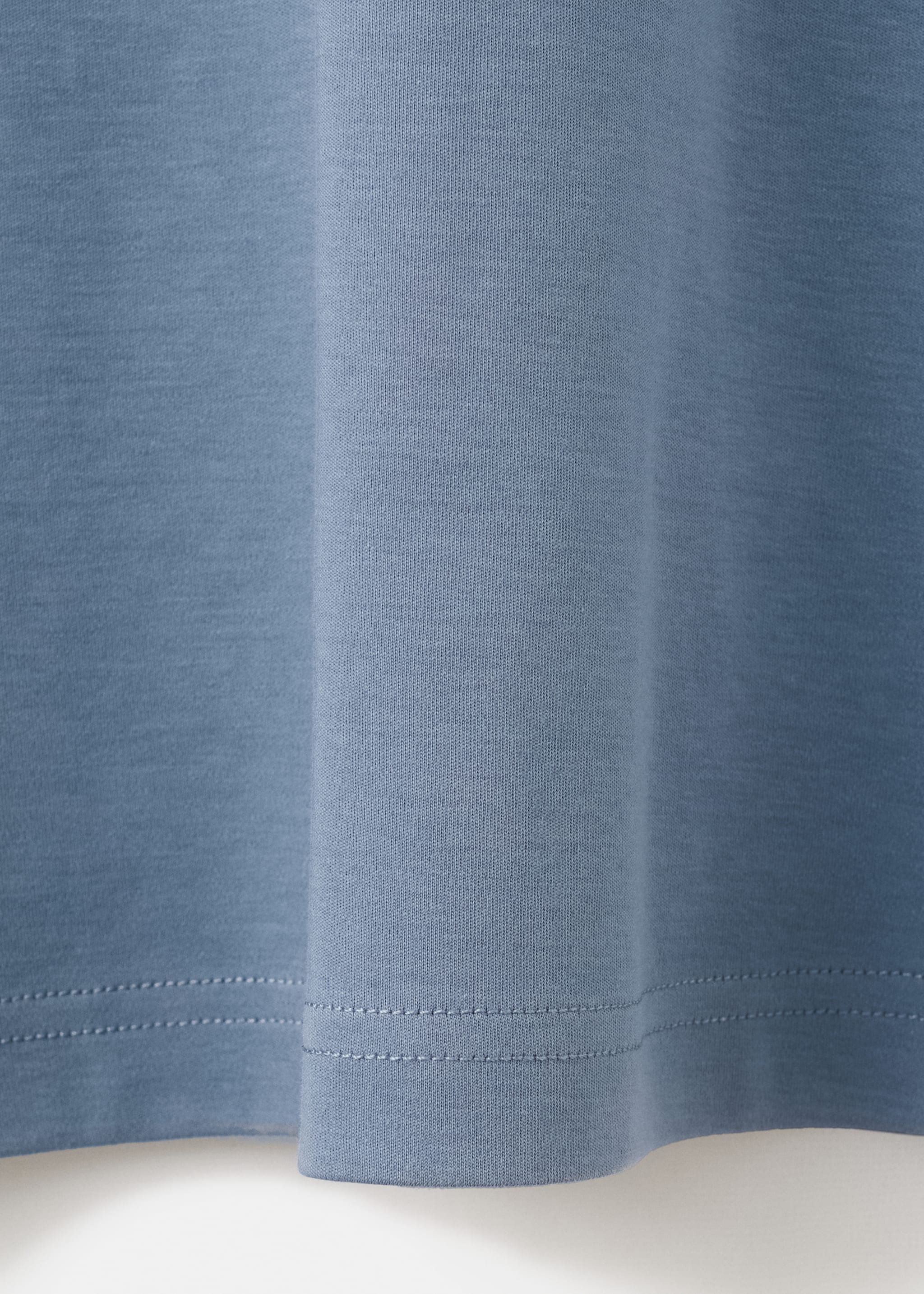 Short nightdress 100% cotton - Details of the article 0, Blue. Ref: 27033319-00.