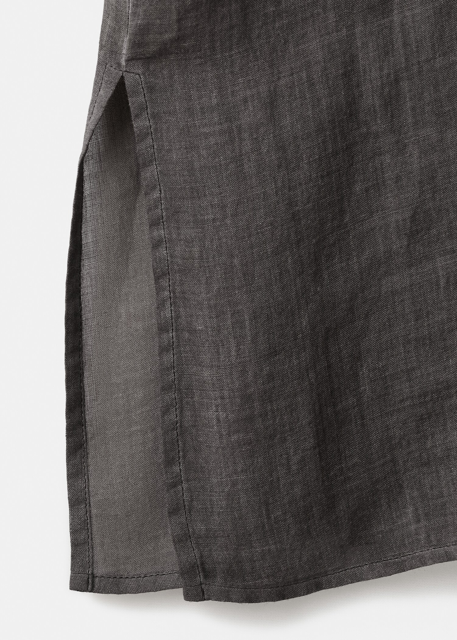 100% ramie kaftan with an overdyed effect - Details of the article 0