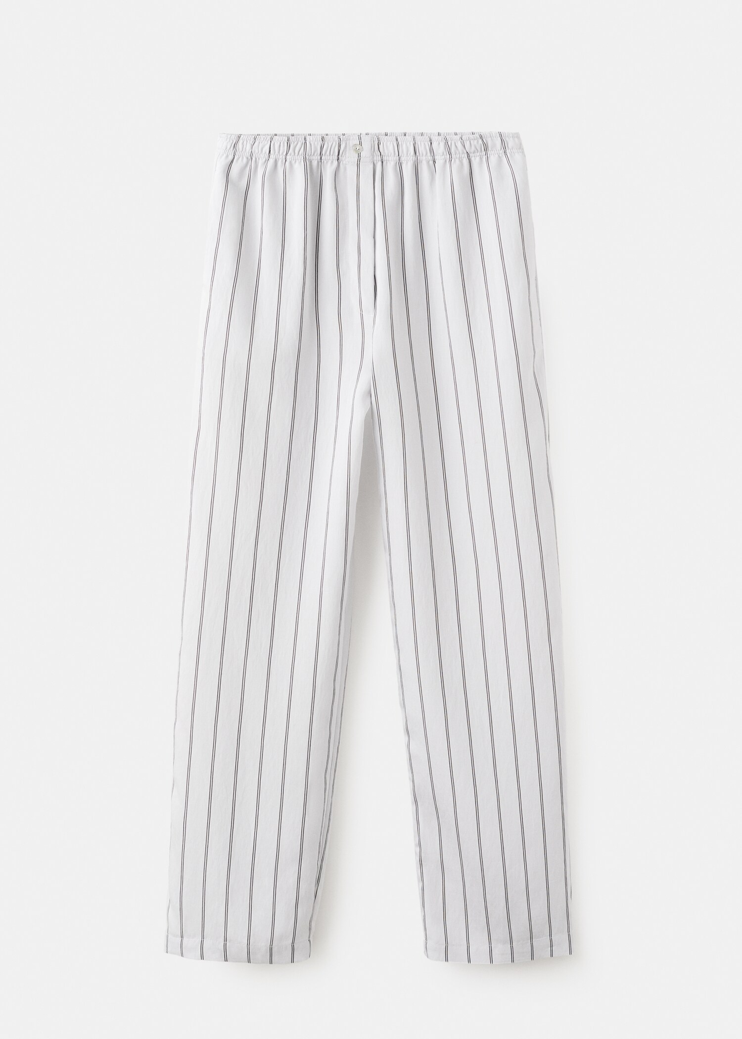 Striped pajama trousers - Article without model