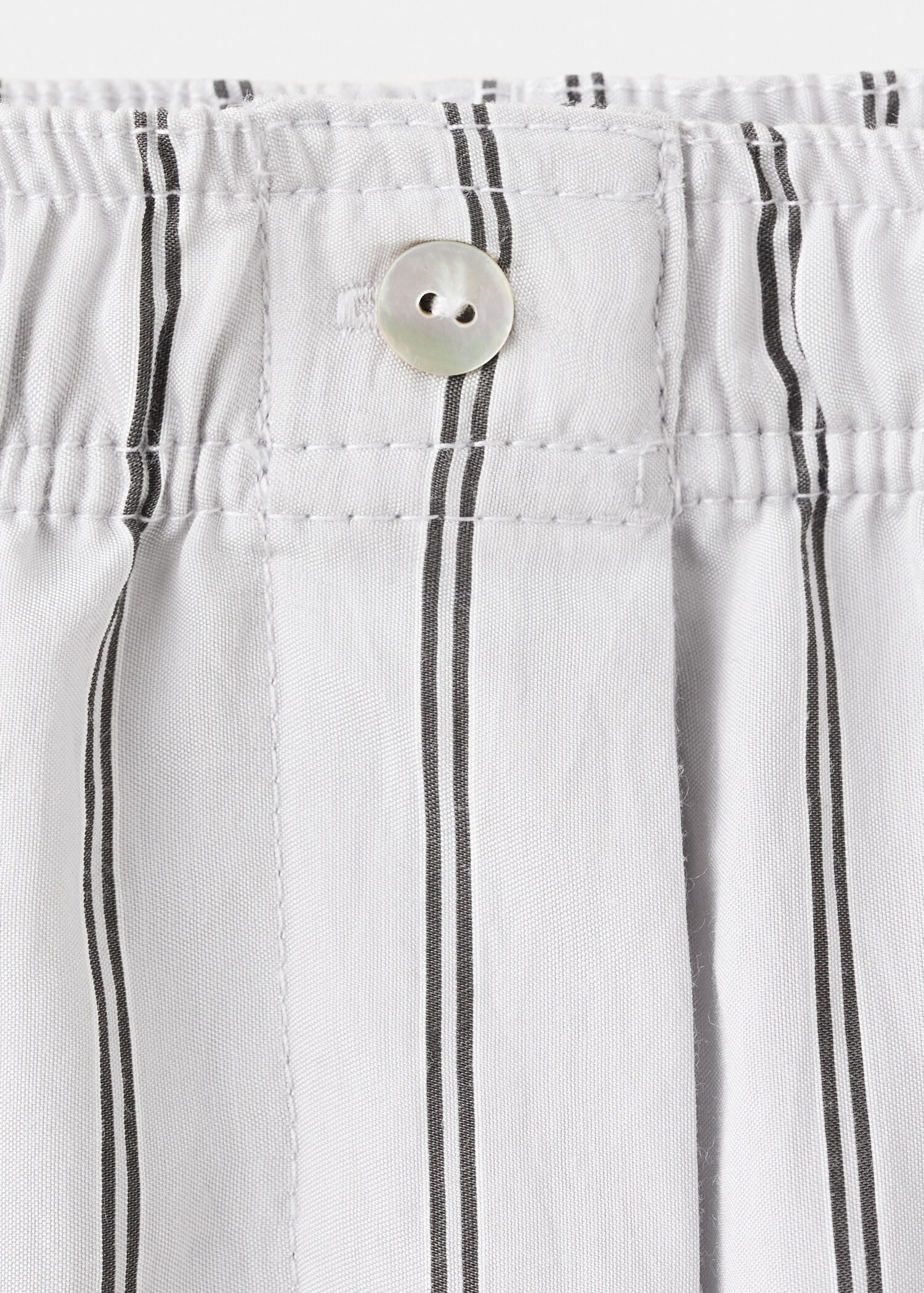 Striped pajama trousers - Details of the article 8