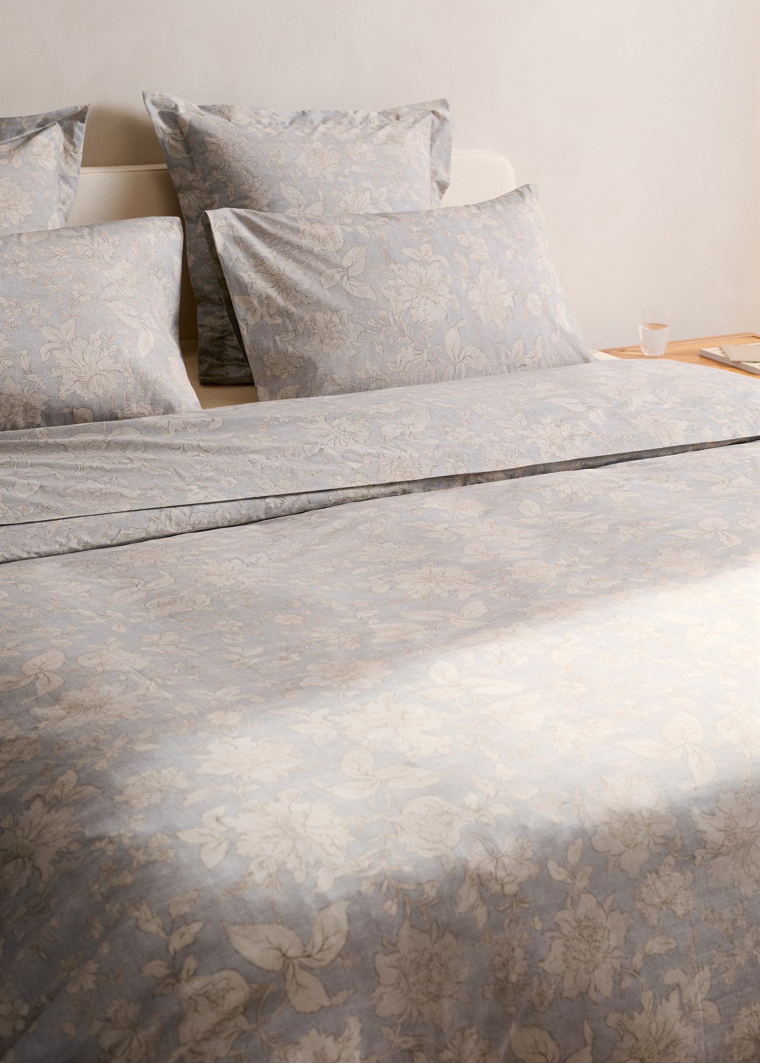 Copripiumino percalle di cotone fiori vintage letto 150/160 cm - Dettaglio dell'articolo 7