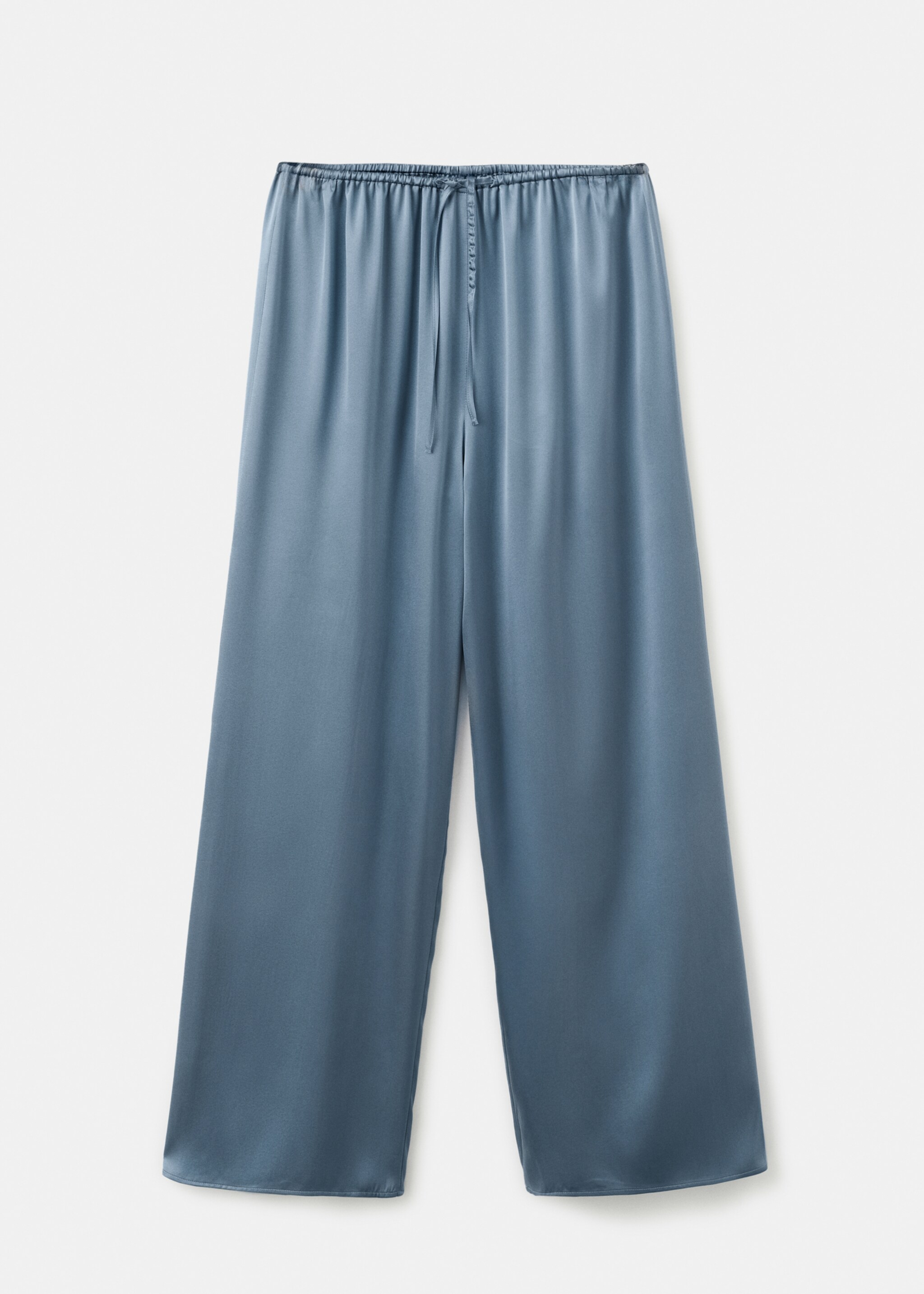 Silk pyjama trousers - Article without model, Blue. Ref: 27033328-00.