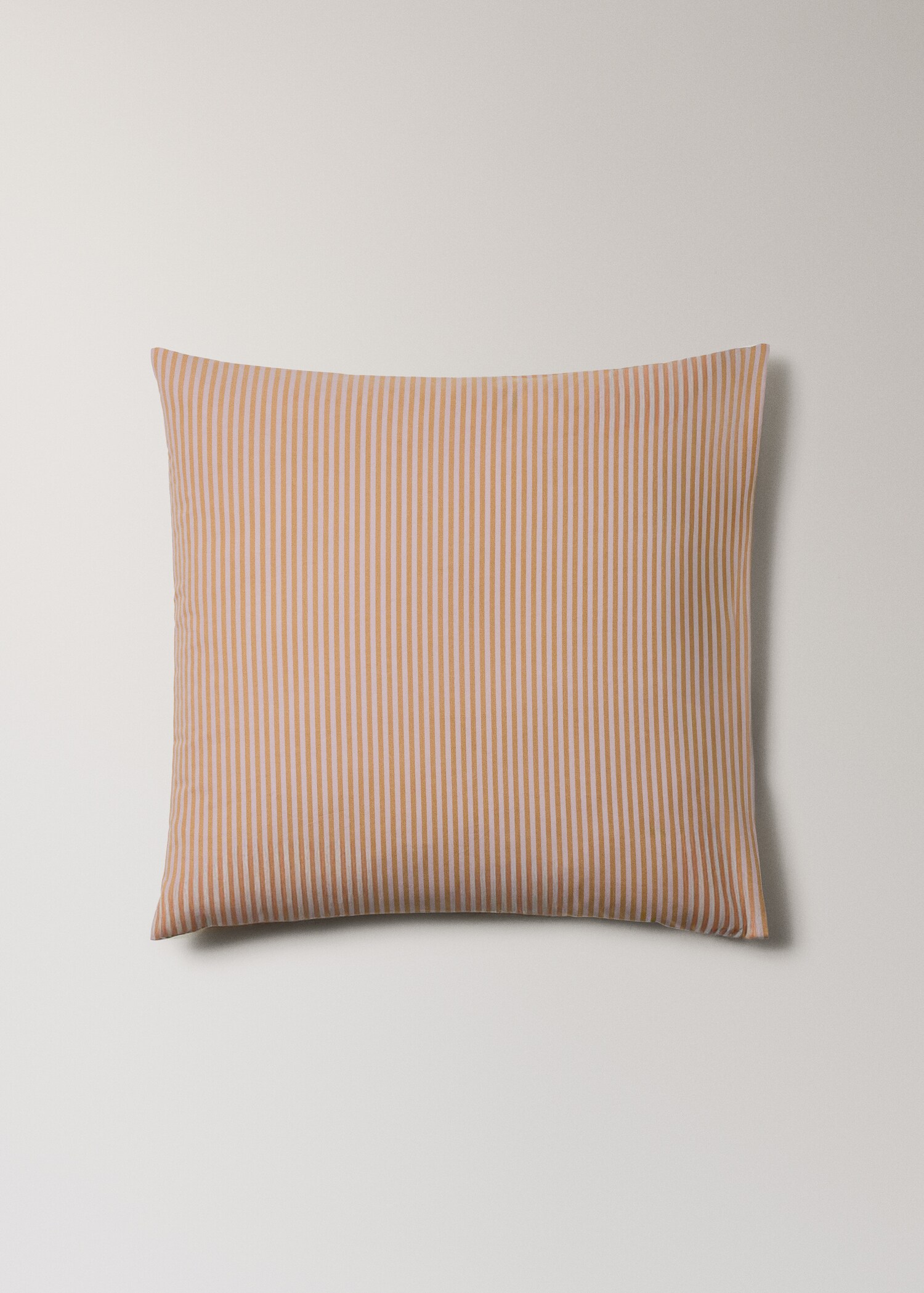 Dos fundas almohada algodón percal 200 hilos raya kodak pequeña 60x60 cm - Artículo sin modelo