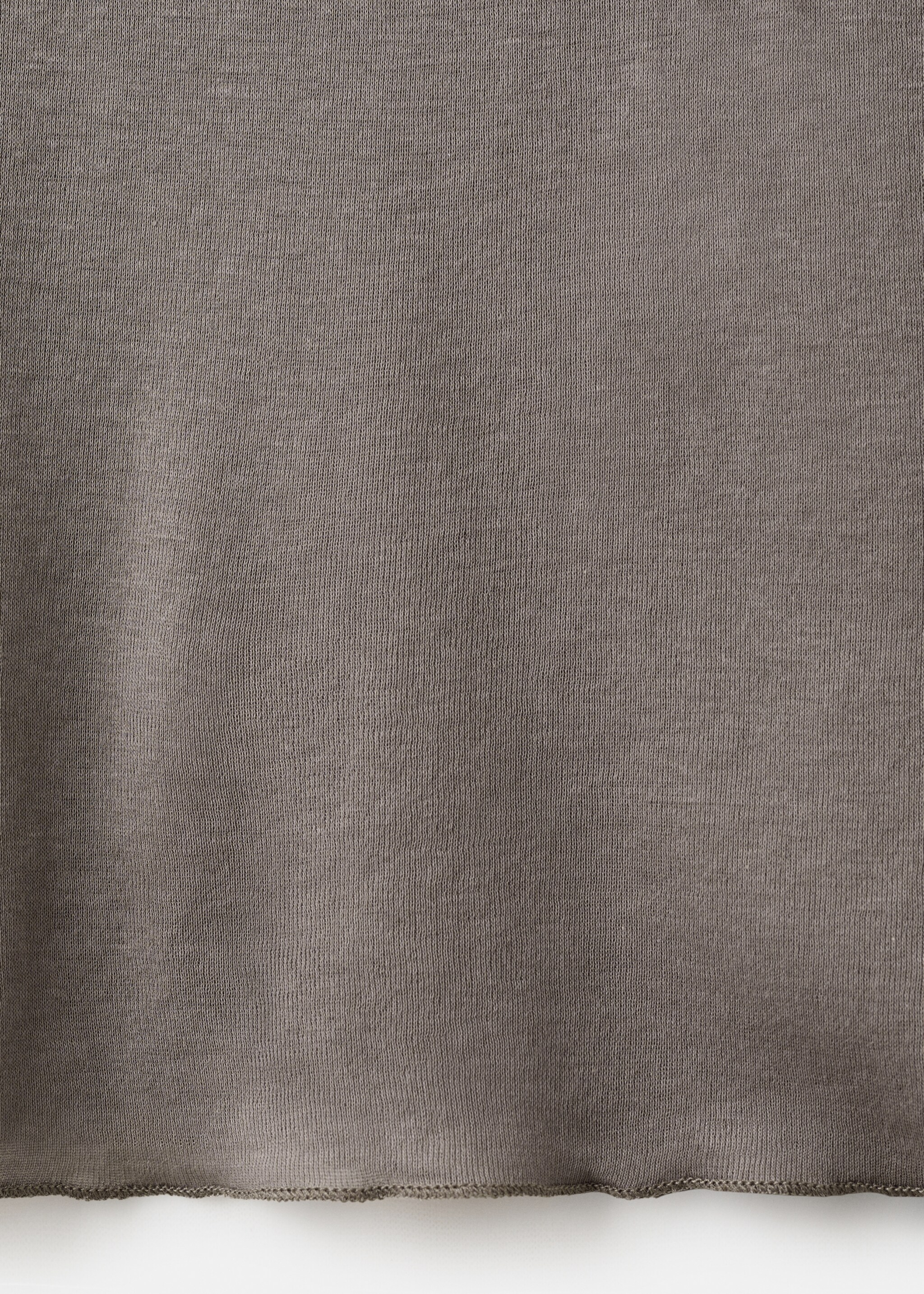 Cotton top with straps - Details of the article 0, Medium Brown. Ref: 27033334-00.