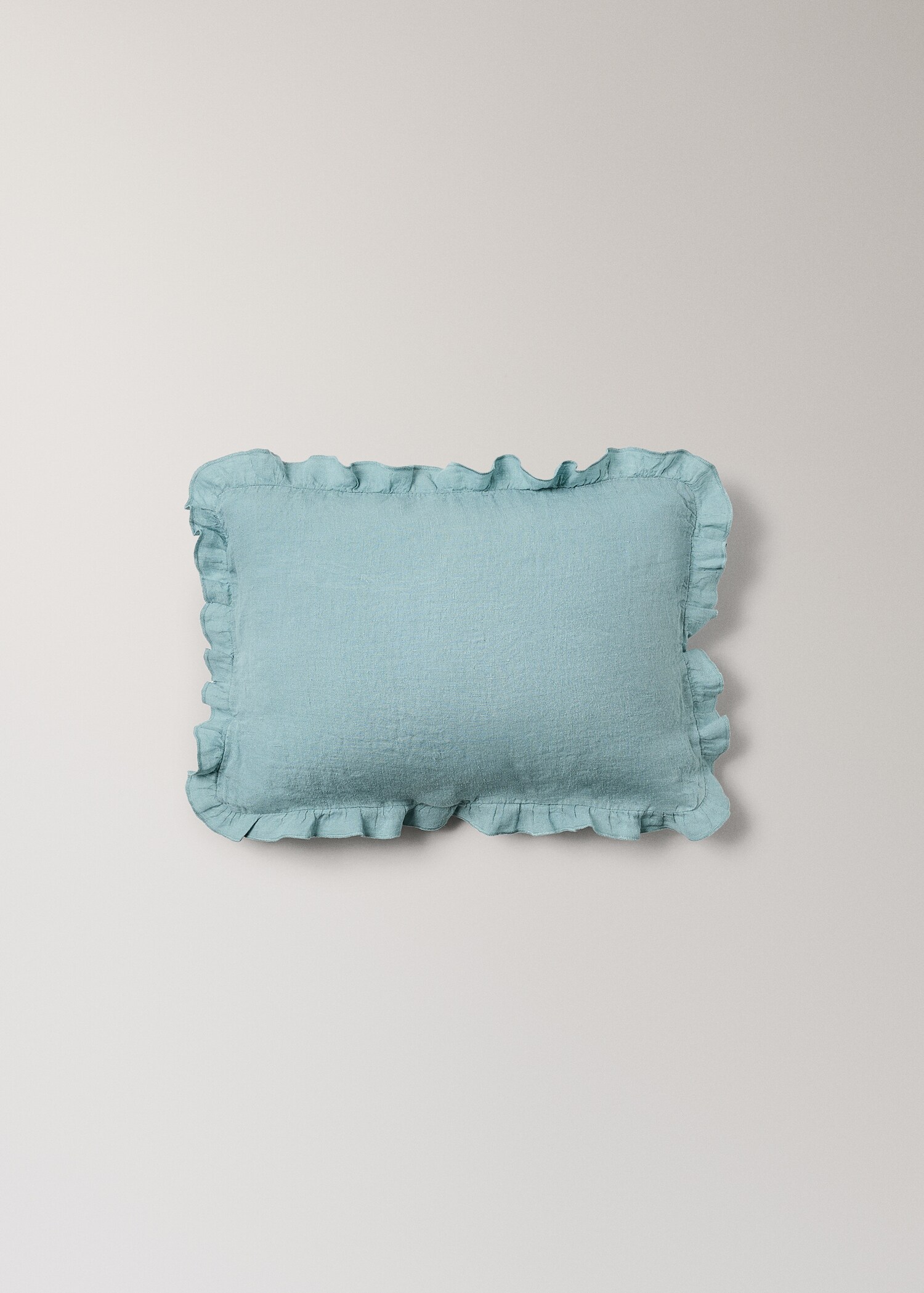 Children's cushion cover 100% linen garment-dyed 30x40 cm - Article without model