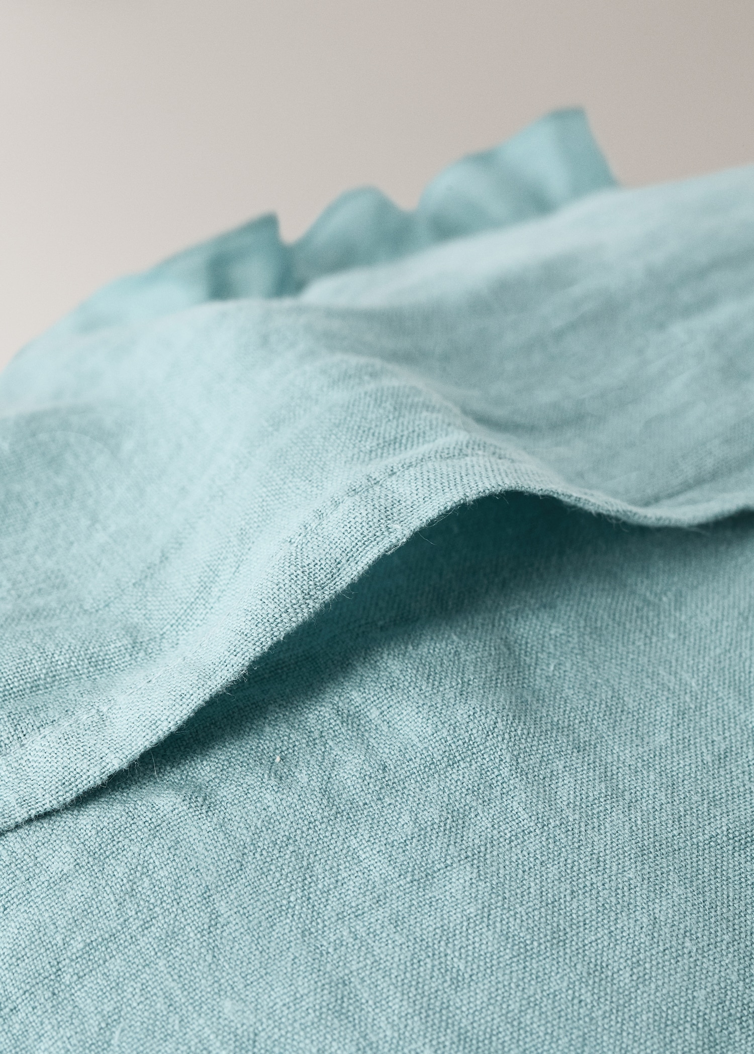 Children's cushion cover 100% linen garment-dyed 30x40 cm - Details of the article 2