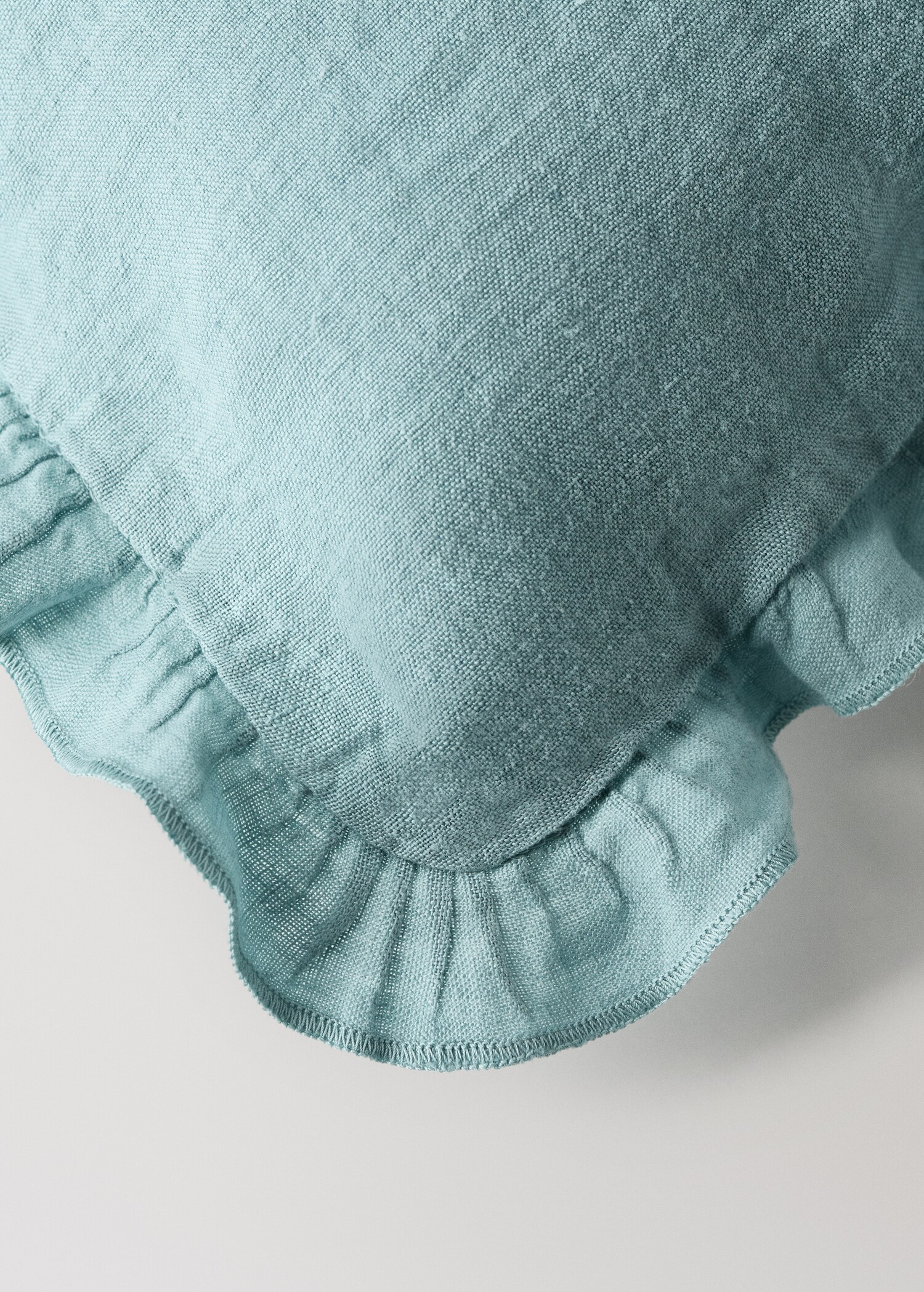 Children's cushion cover 100% linen garment-dyed 30x40 cm - Details of the article 4