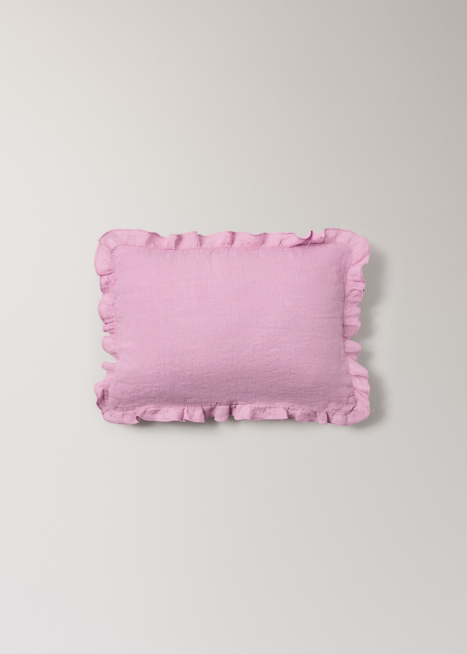 Children's cushion cover 100% linen garment-dyed 30x40 cm - Article without model