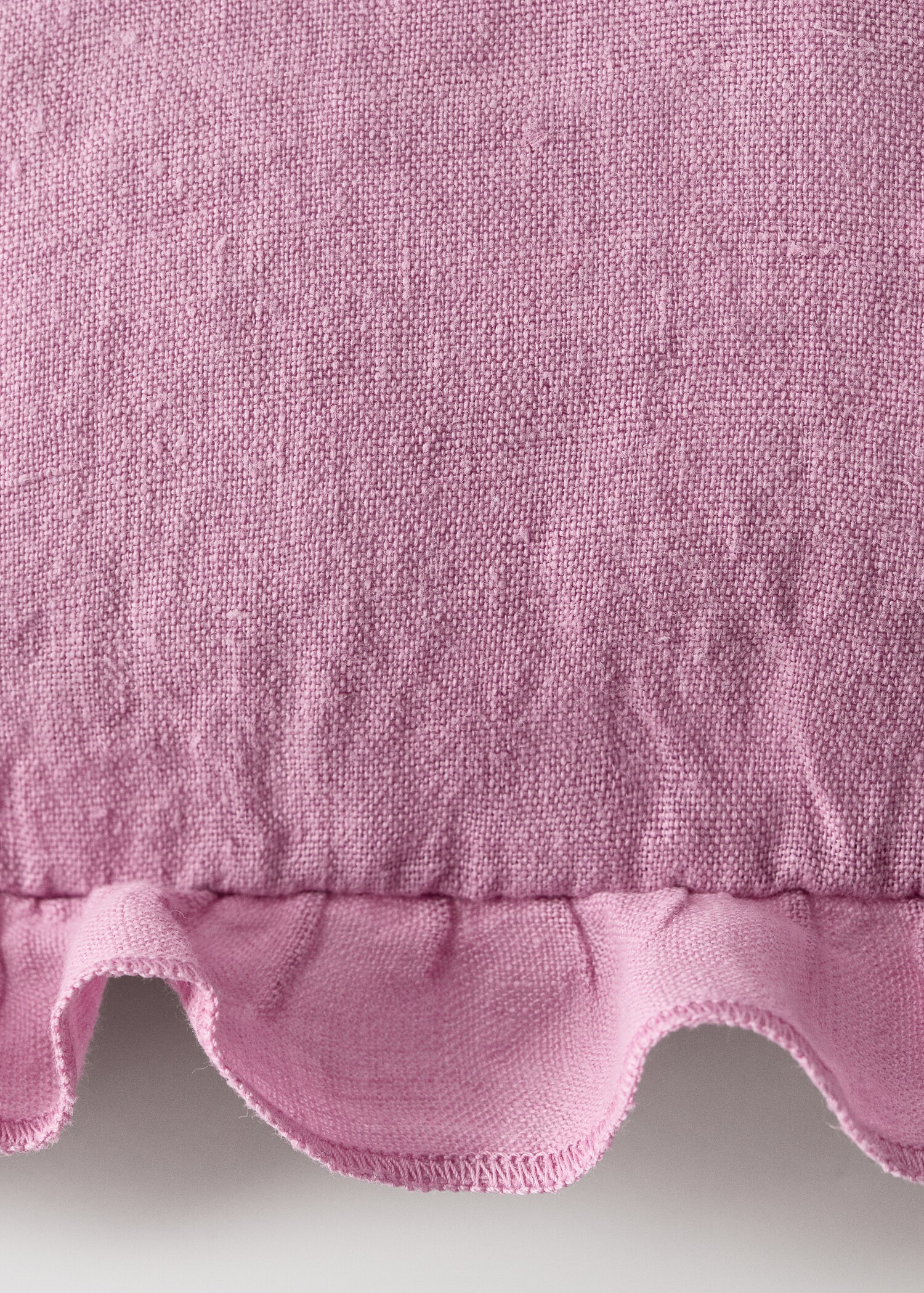 Children's cushion cover 100% linen garment-dyed 30x40 cm - Details of the article 3