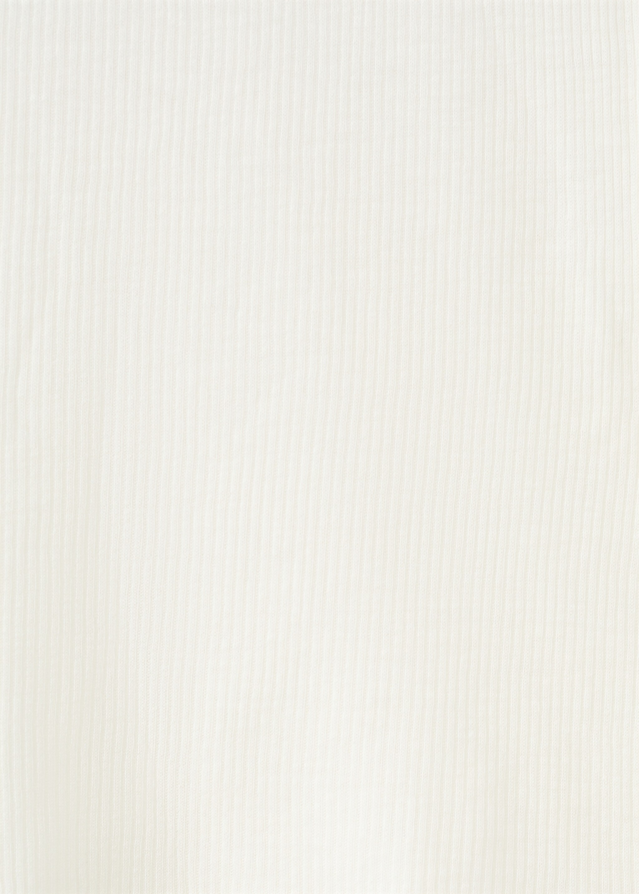Seamless lyocell wool top - Details of the article 0, Ivory White. Ref: 27033337-00.