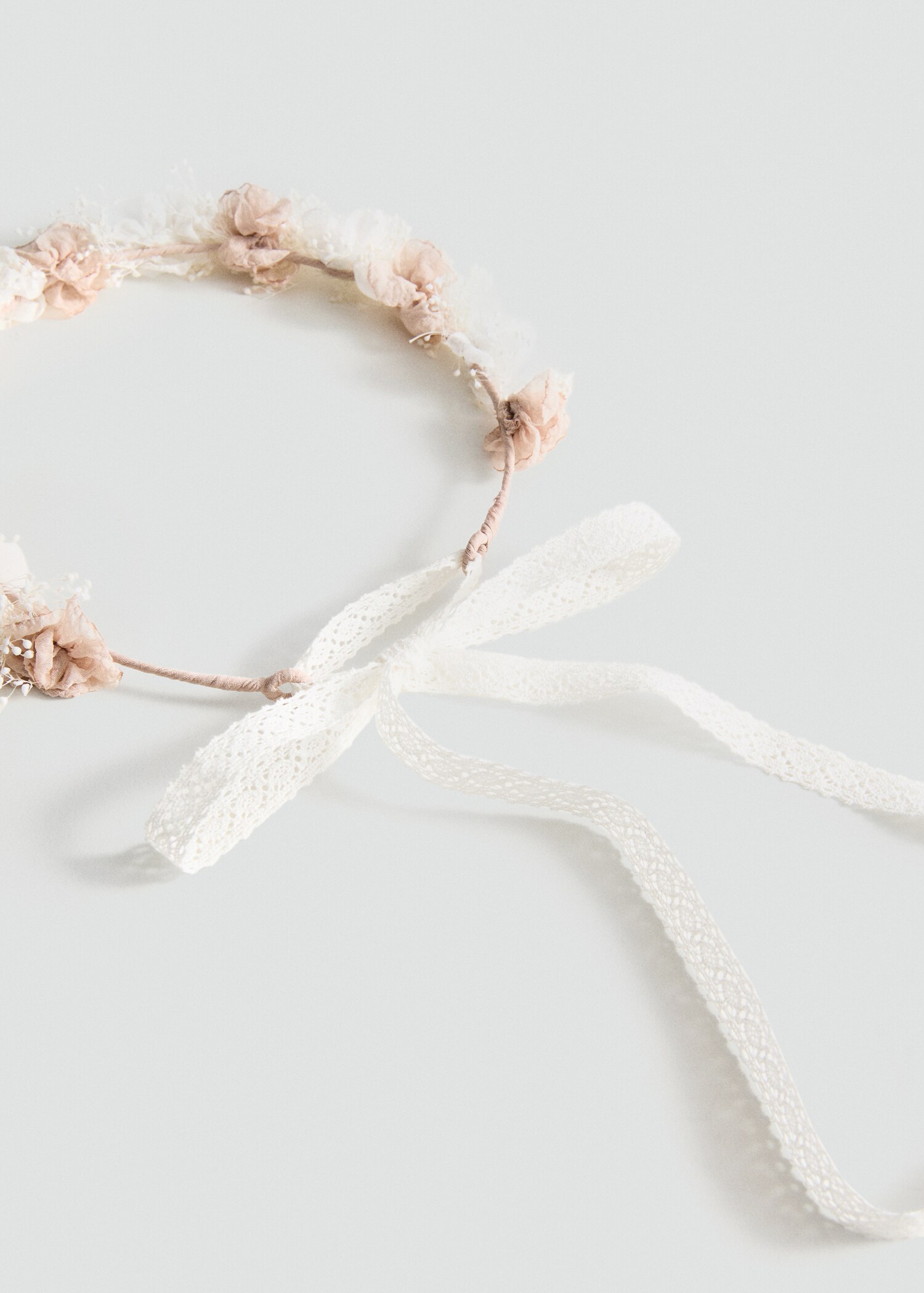 Serre-tête de fleurs en couleurs mélangées - Détail de l'article 1