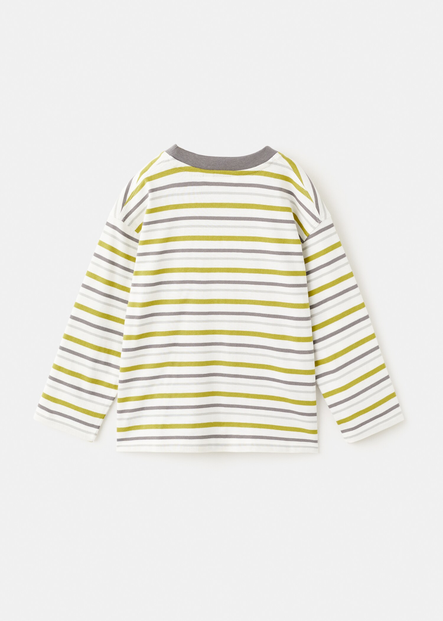 Camiseta combinada rayas - Reverso del artículo