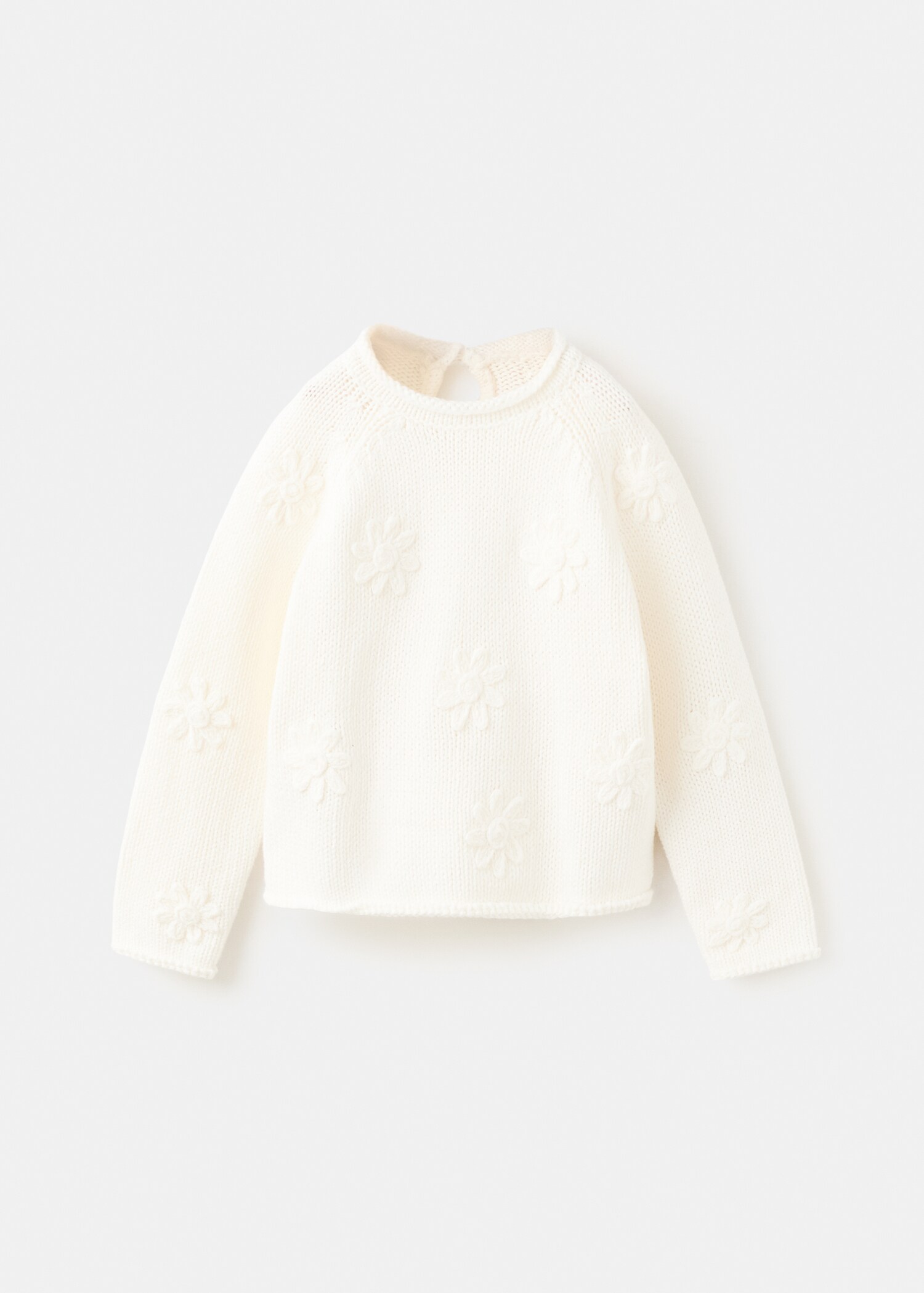 Pull-over maille fleurs - Article sans modèle