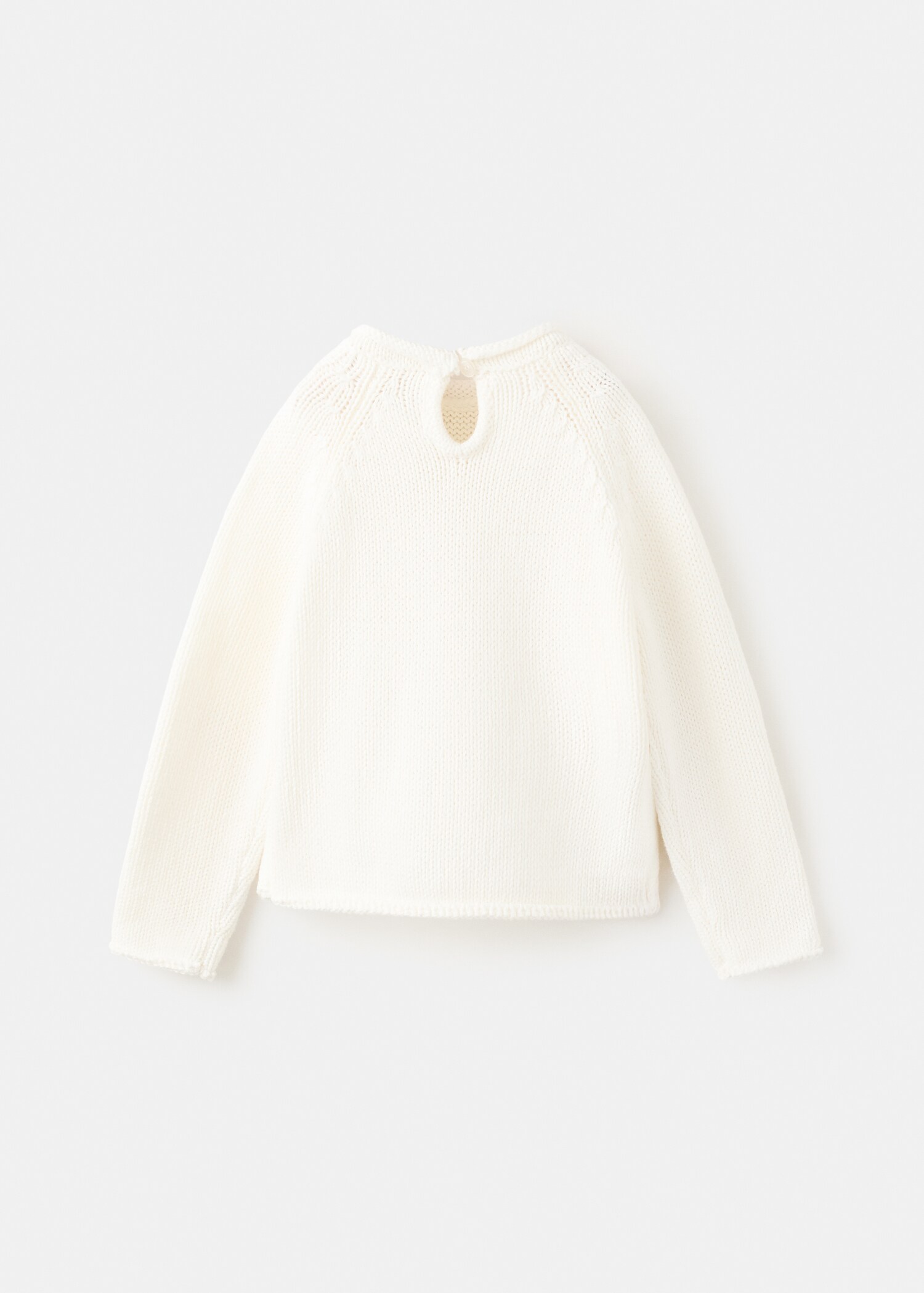 Pull-over maille fleurs - Verso de l’article