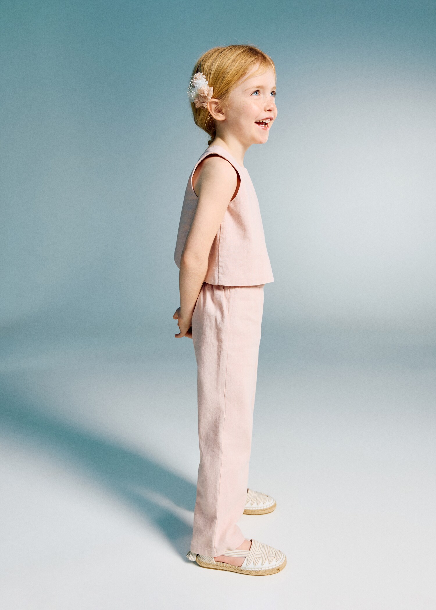 Pantalón lino - Plano medio