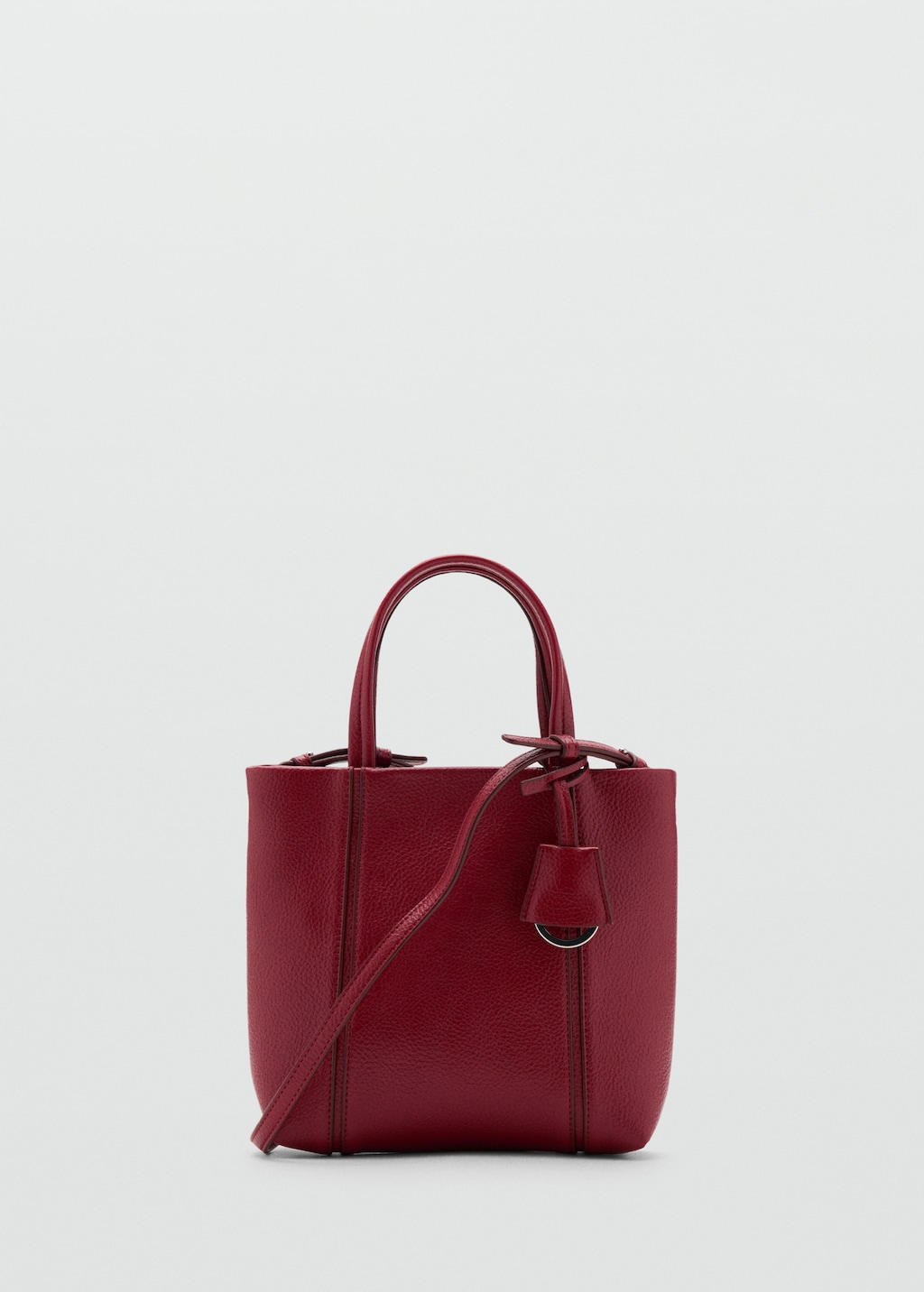 Mini rectangular handbag with handles - image 5
