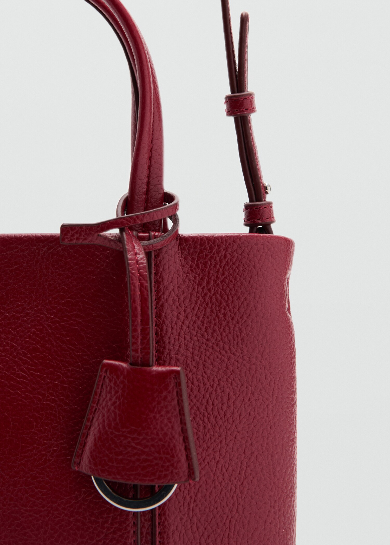 Mini rectangular handbag with handles - Details of the article 1