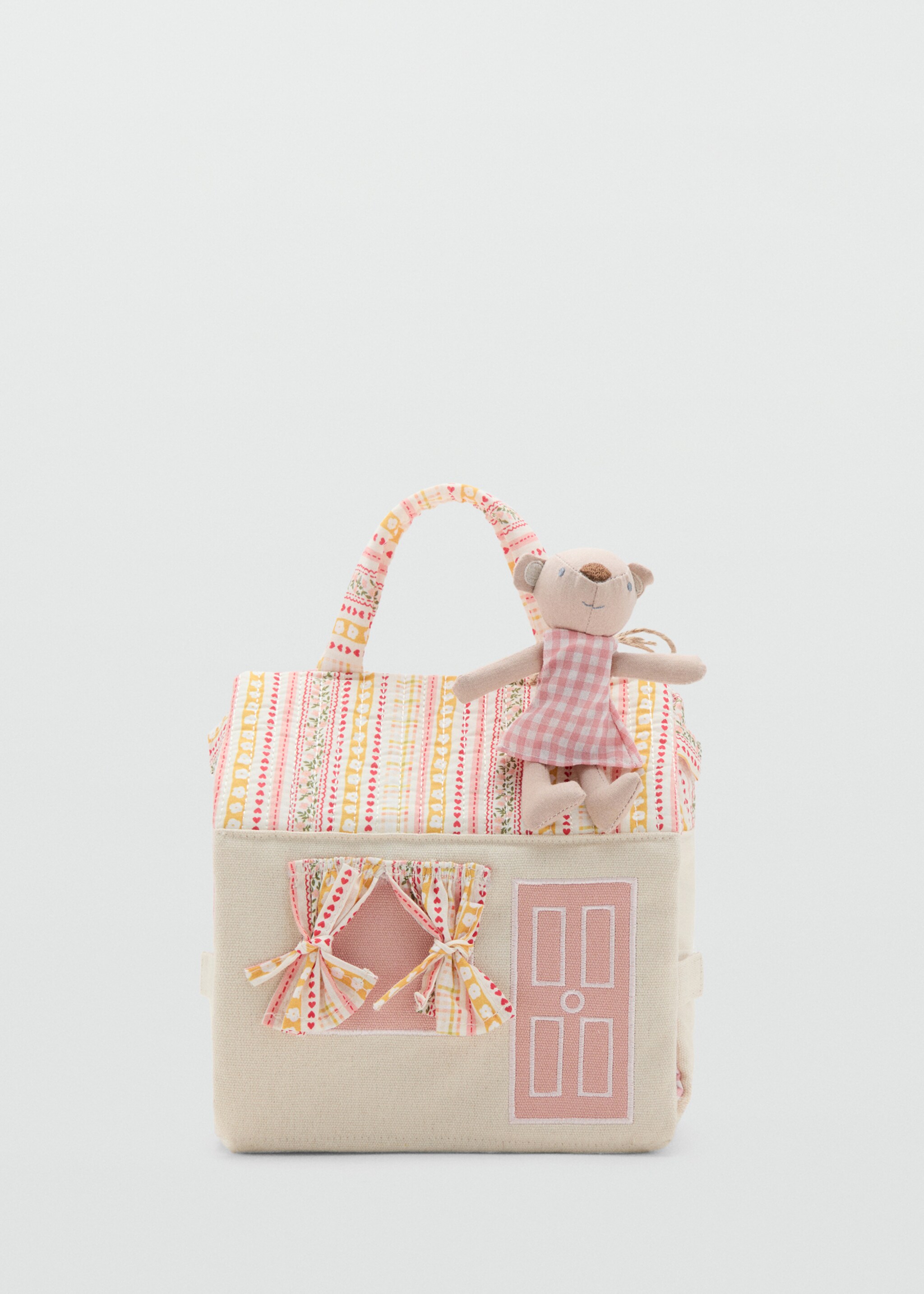 Bear cottage bag - Article without model, Pale Pink. Ref: 27033730-00.