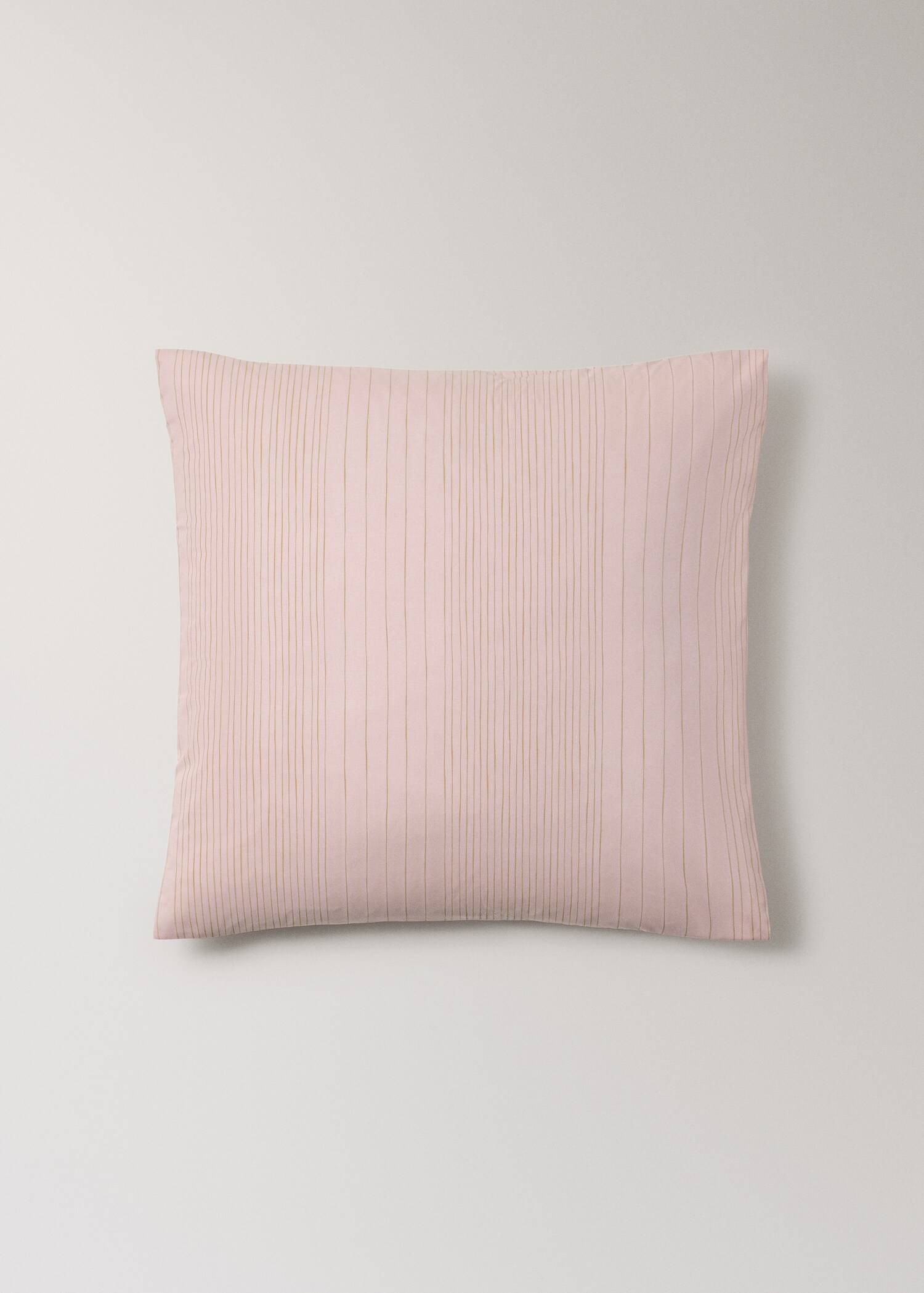 Δύο μαξιλαροθήκες βαμβάκι περκάλι ρίγες ακουαρέλα 60x60 εκ - Προϊόν χωρίς μοντέλο