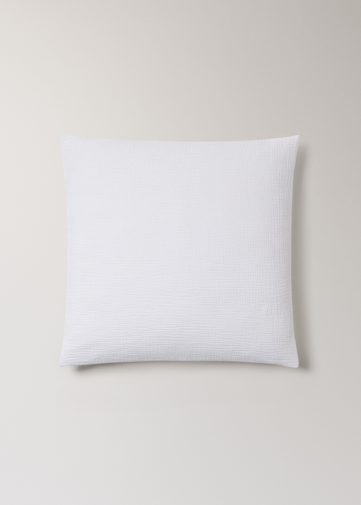 Zwei Kissenbezüge aus Baumwollgaze 60x60 cm - Artikel ohne Model