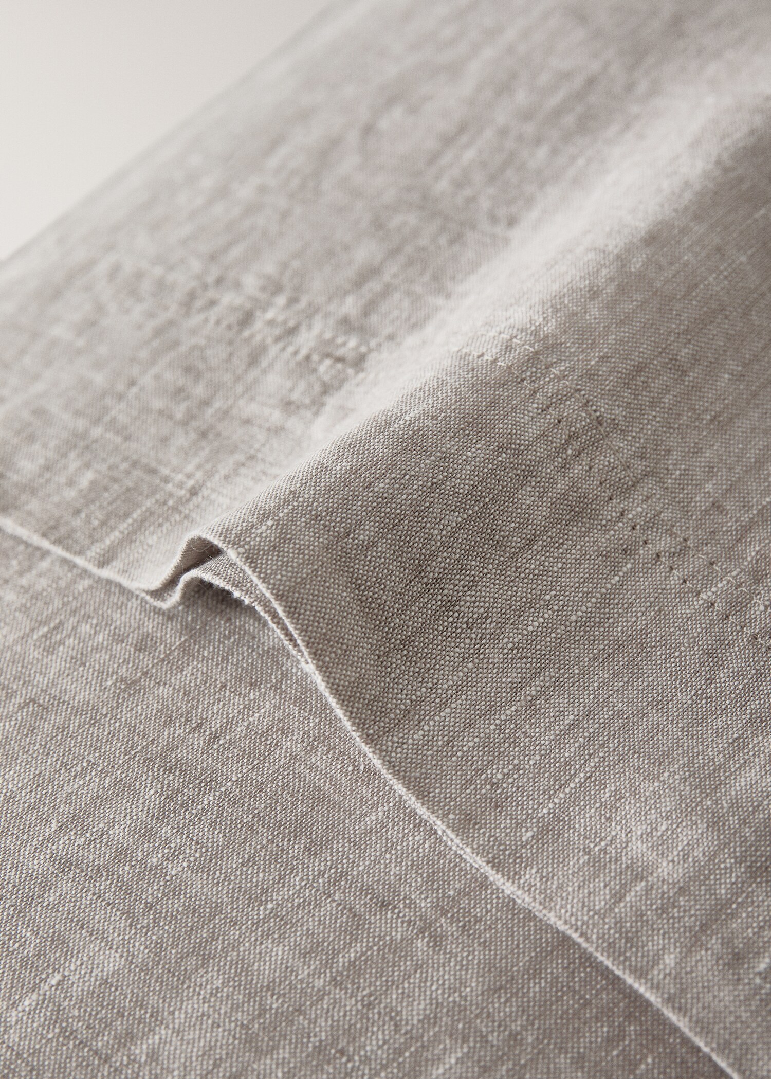 Yarn-dyed linen pillowcase 45 x 110 cm - Details of the article 1