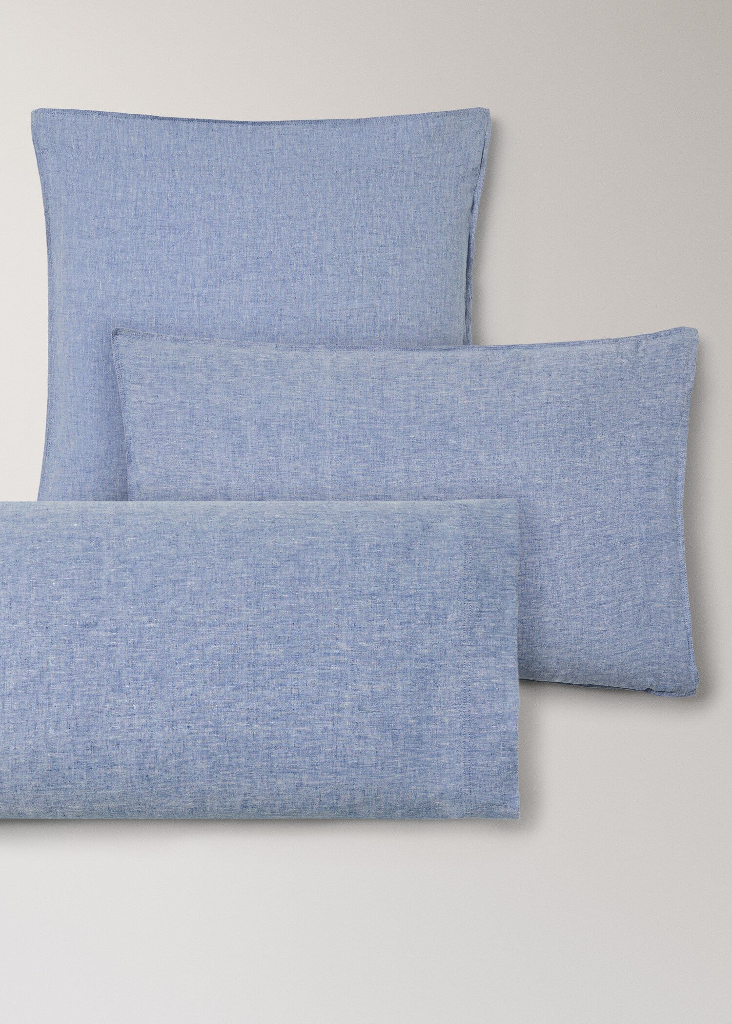 Linen yarn-dyed pillow cover 45x110 cm - Details of the article 3