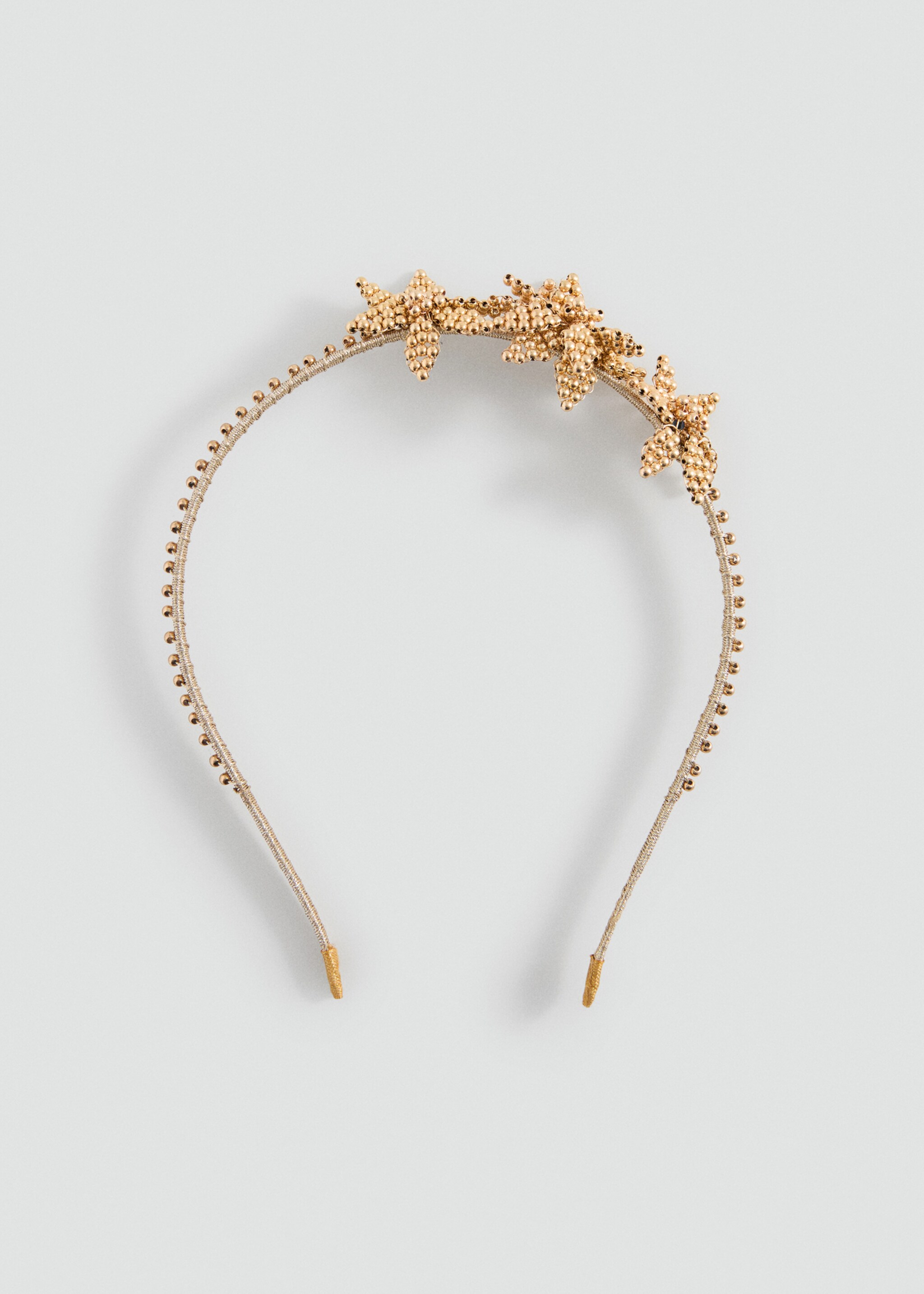 Headband fleurs - Article sans modèle, Or. Ref: 27034046-00.