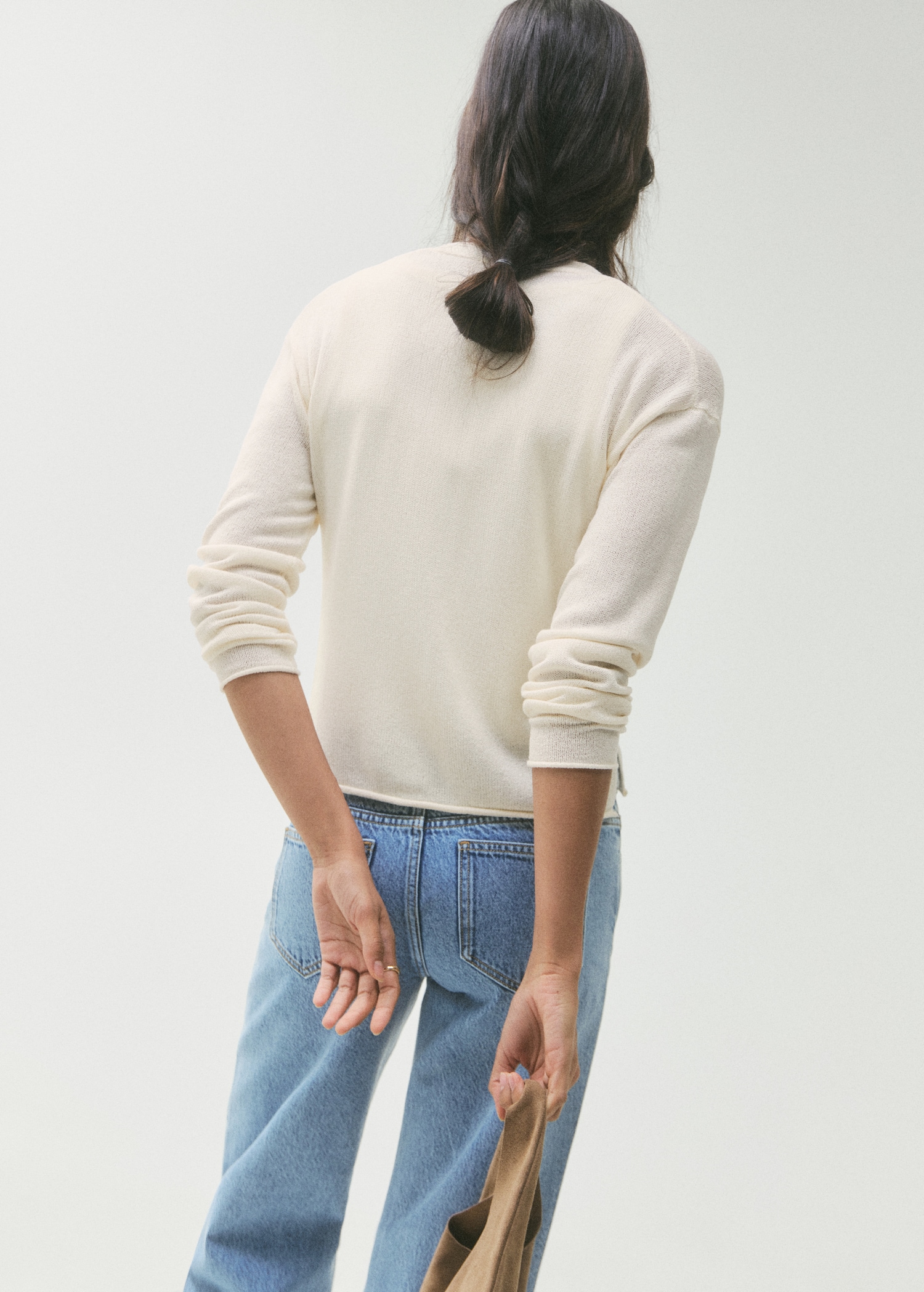 Cardigan maille fine - Verso de l’article