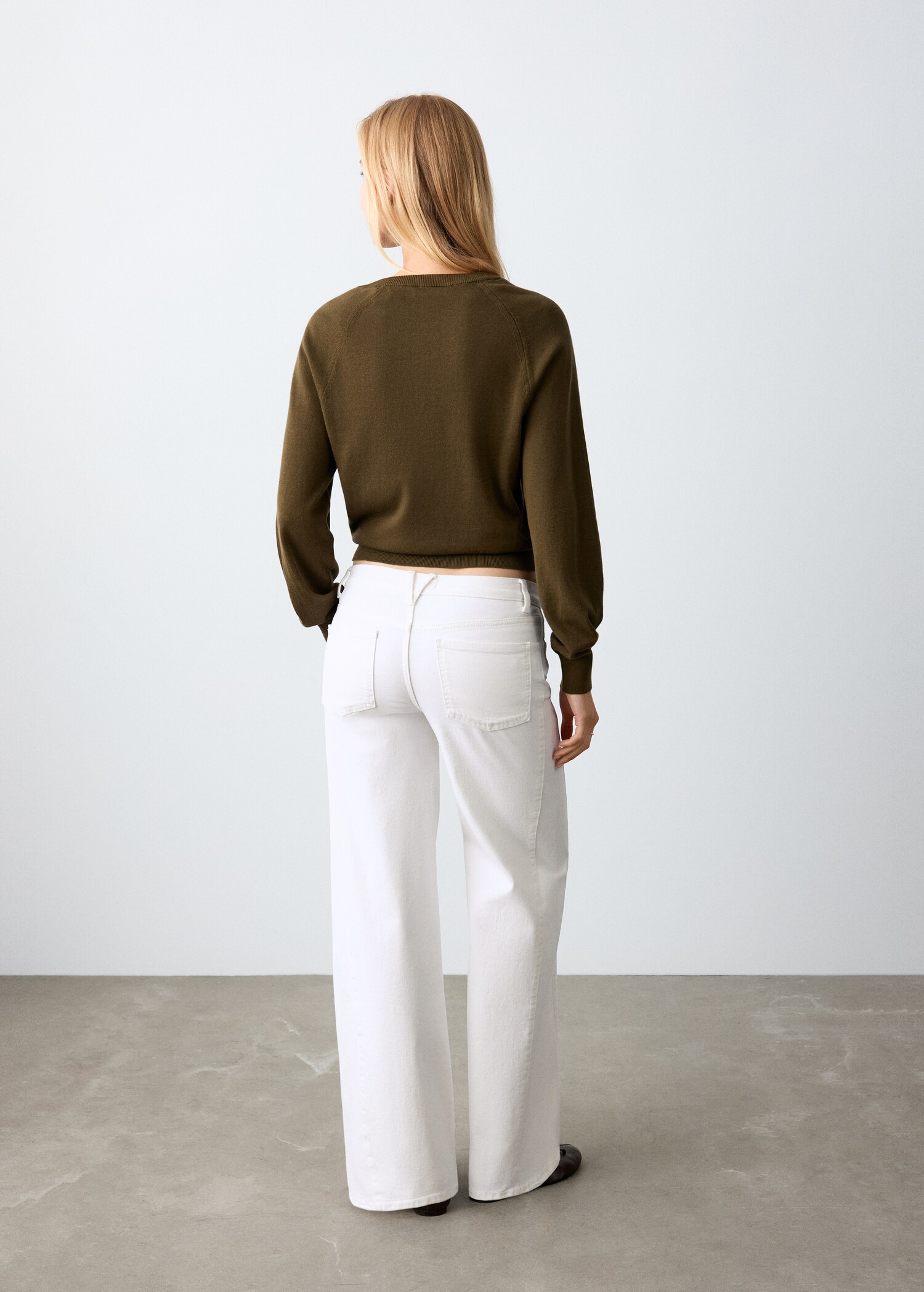 Jean taille basse large - Verso de l’article