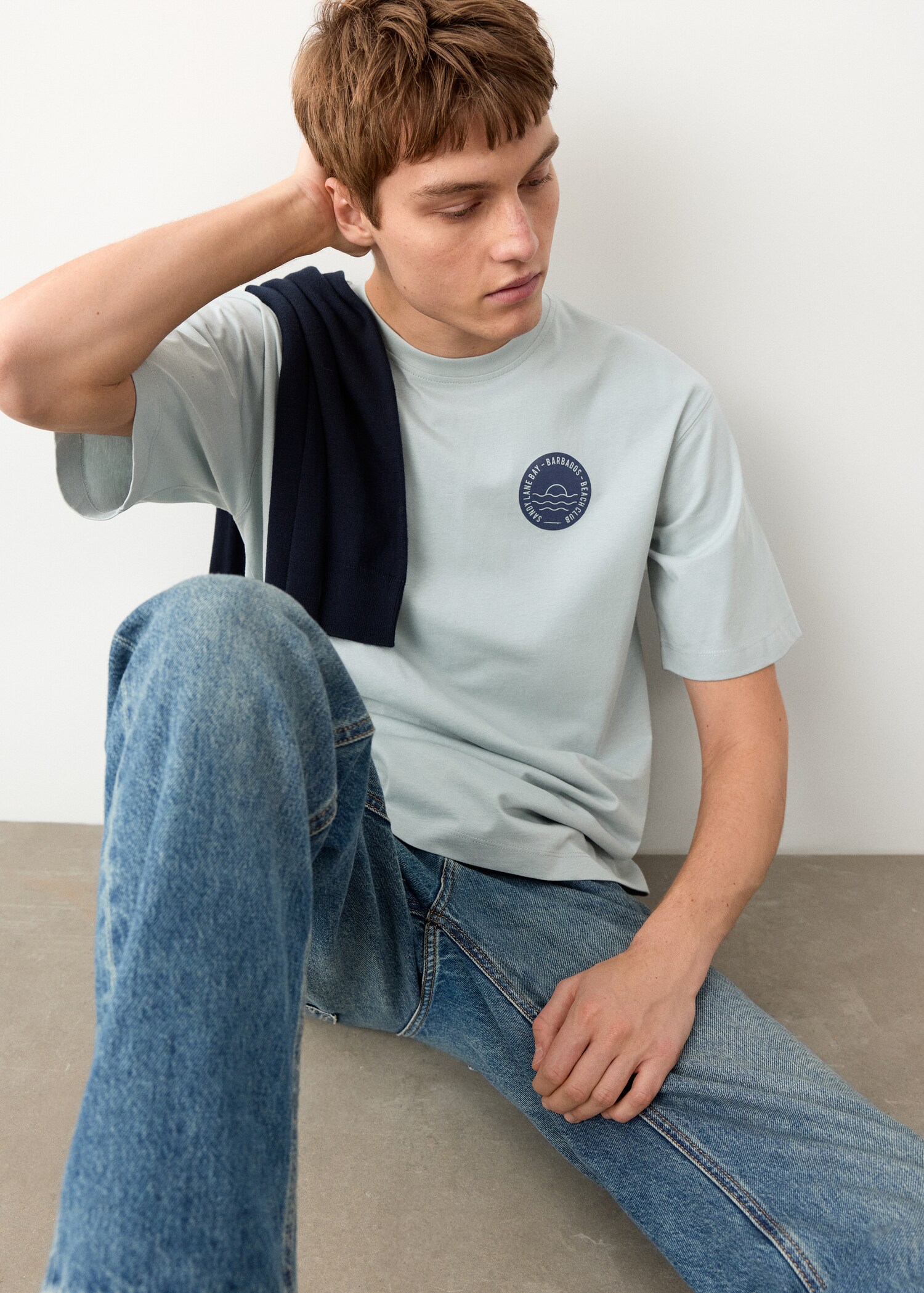 Printed cotton-blend t-shirt - Details of the article 2