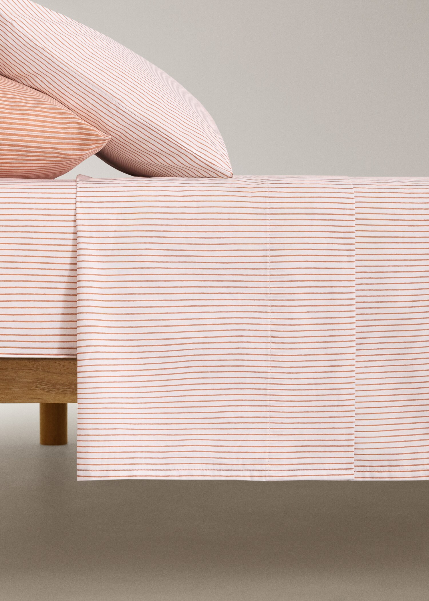 Gyermek perkálpamut csíkos lepedő 90 cm-es ágyra - Termék modell nélkül