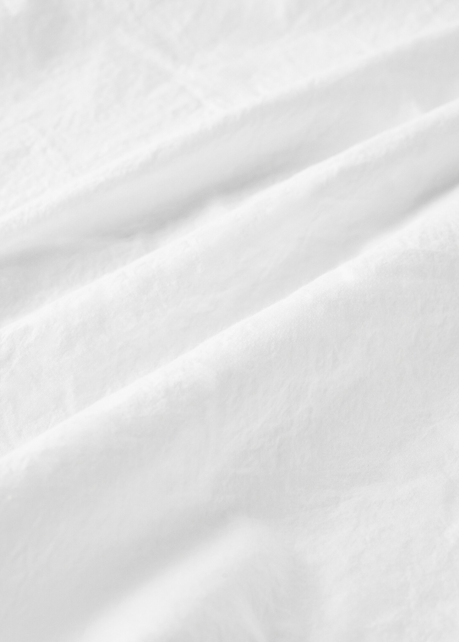 Garment-washed percale crib flat sheet - Details of the article 2