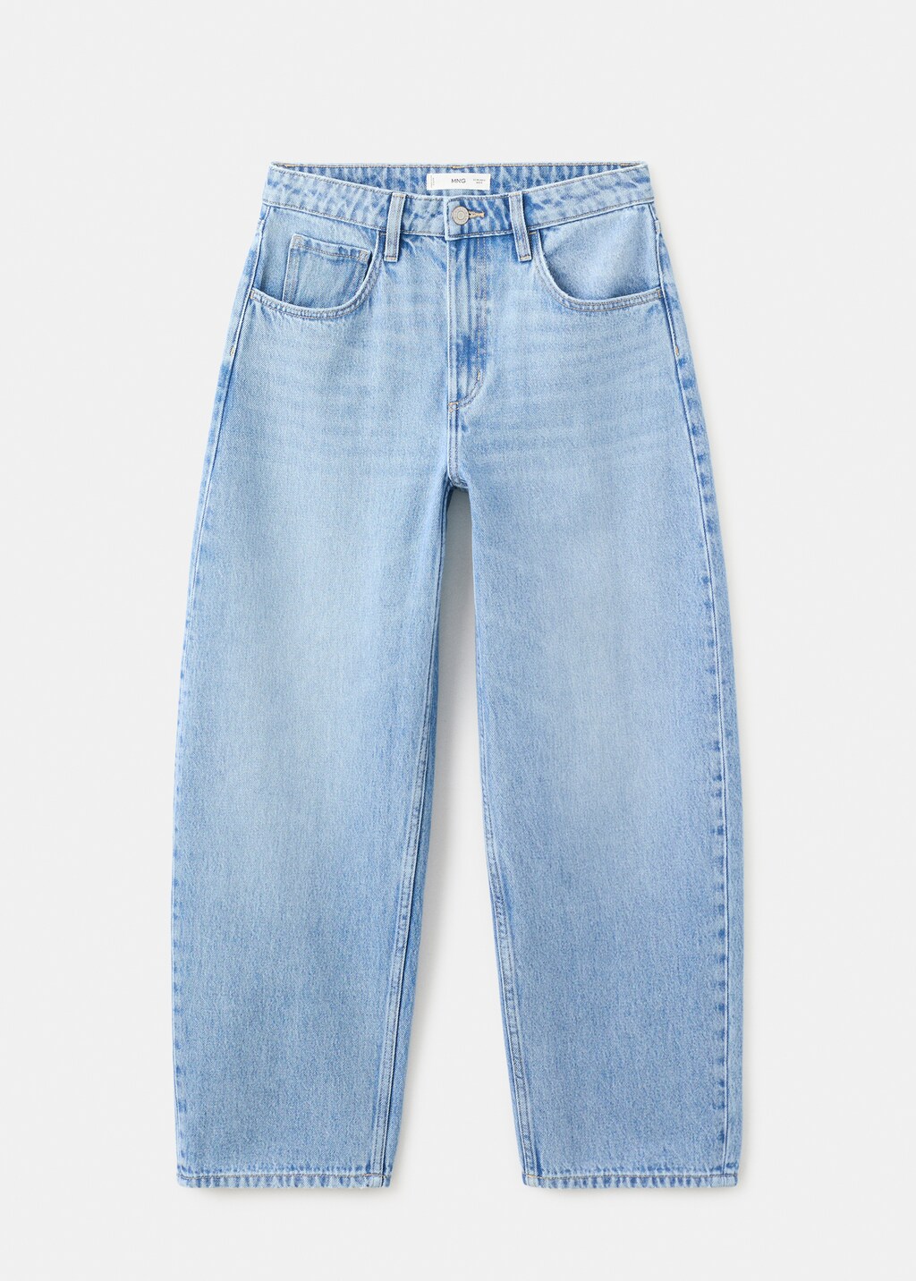 Mango High-waisted barrel jeans