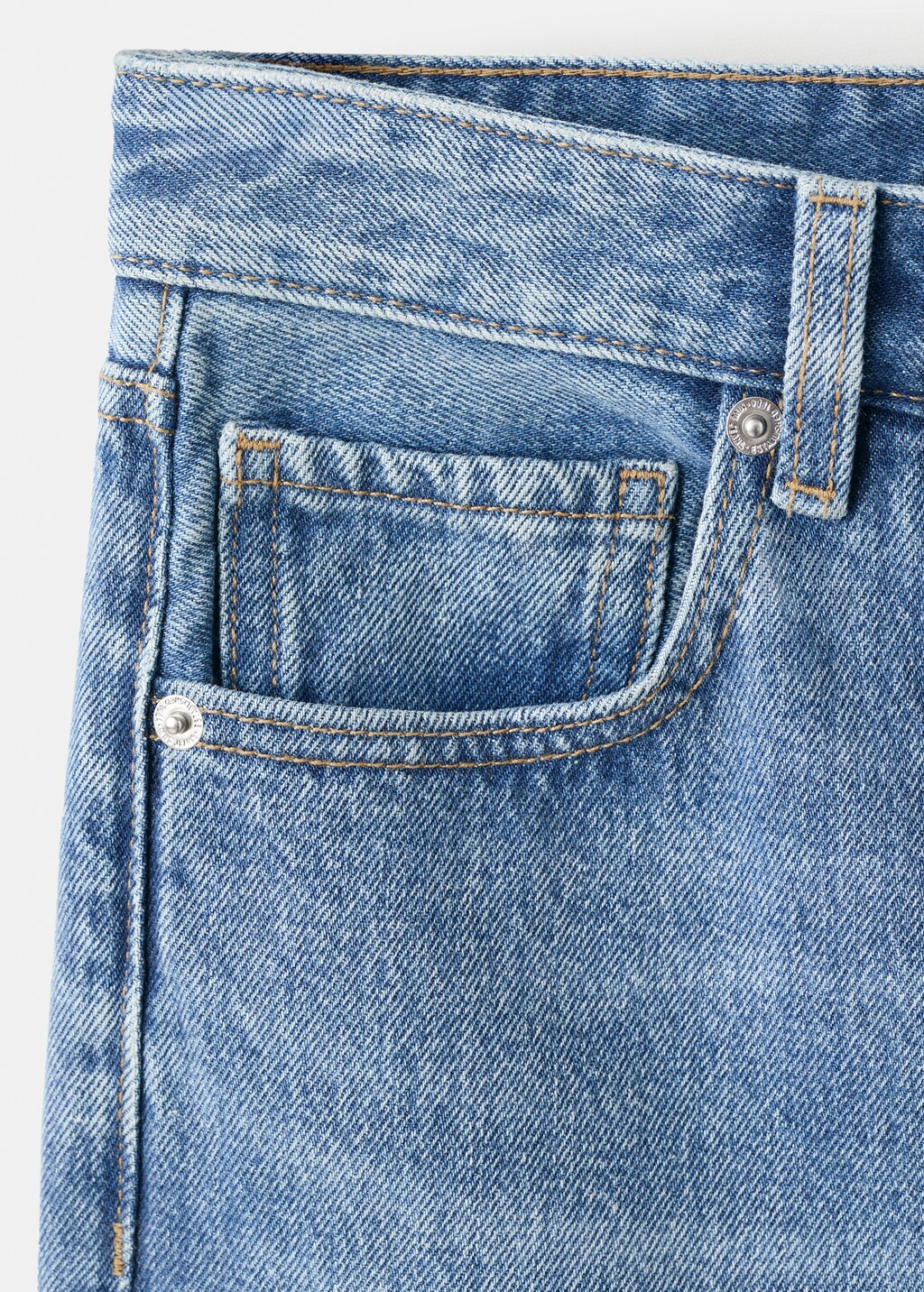 Straight low-waist jeans - image 4