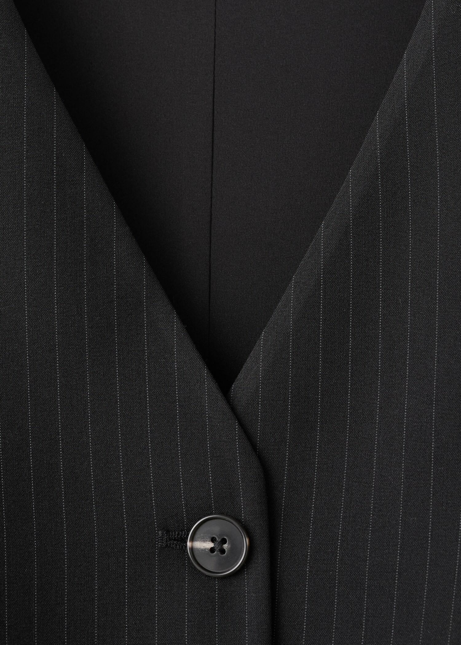 Pinstripe suit-style jumpsuit - Details of the article 8