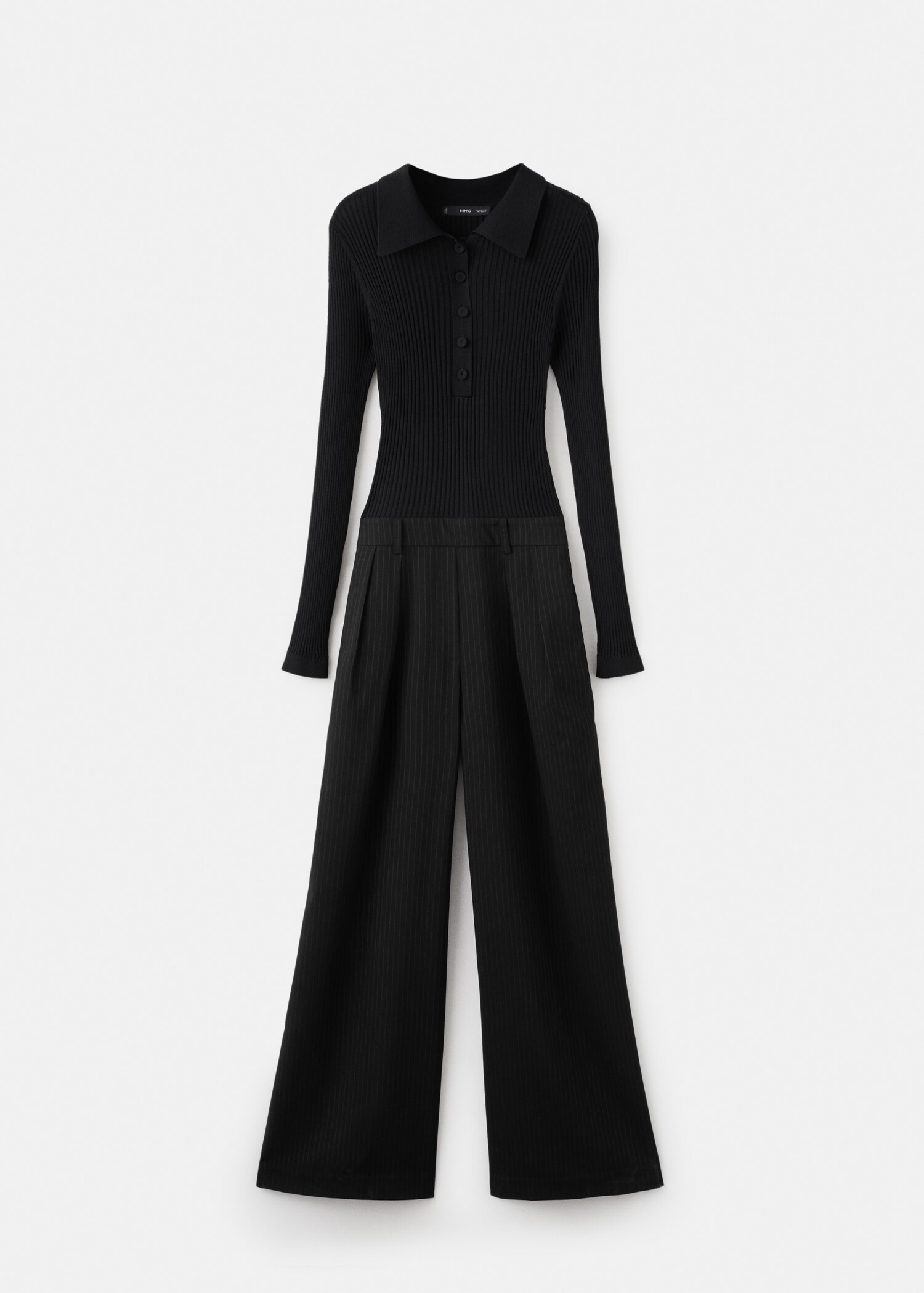 سالوبيت طويل بجزء علوي مغاير - منتج دون نموذج