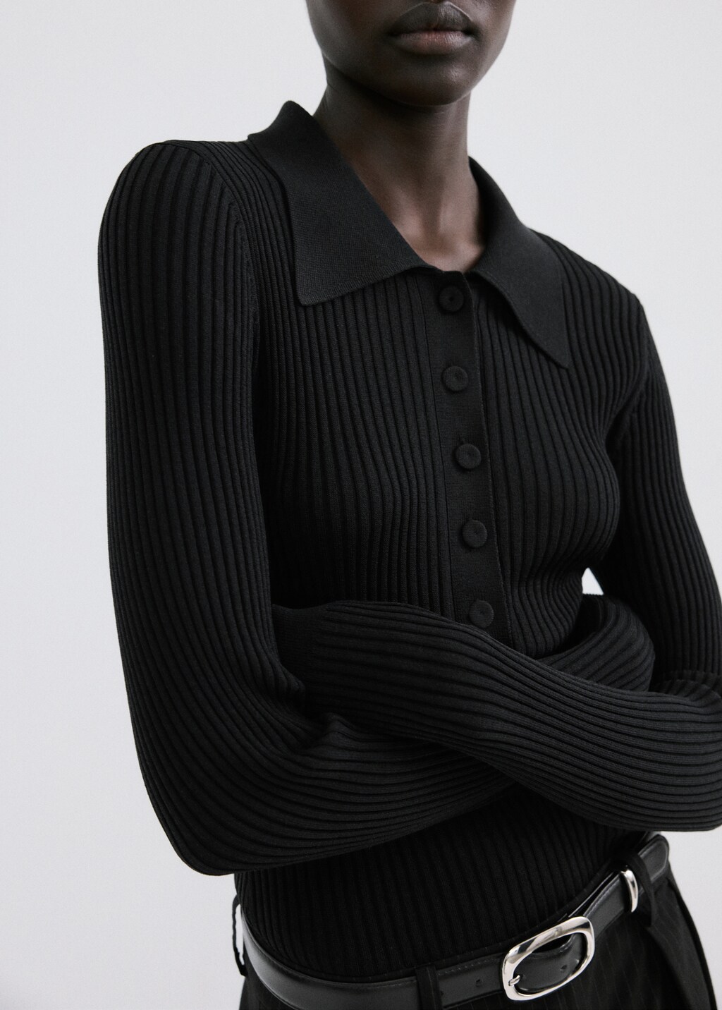 Contrast-bodice long jumpsuit - image 4
