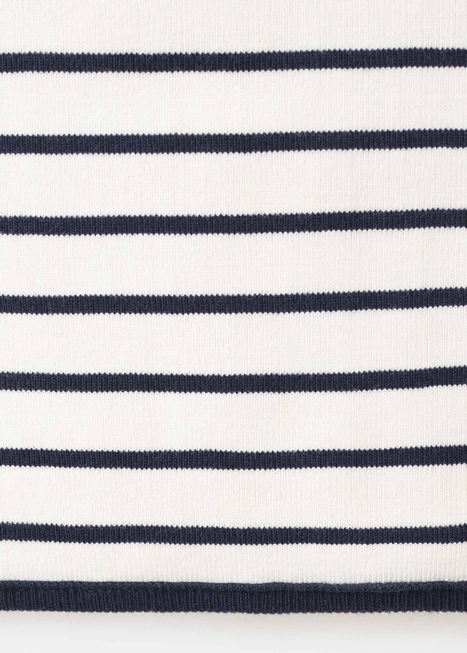 Cotton boat neck t-shirt - Details of the article 8