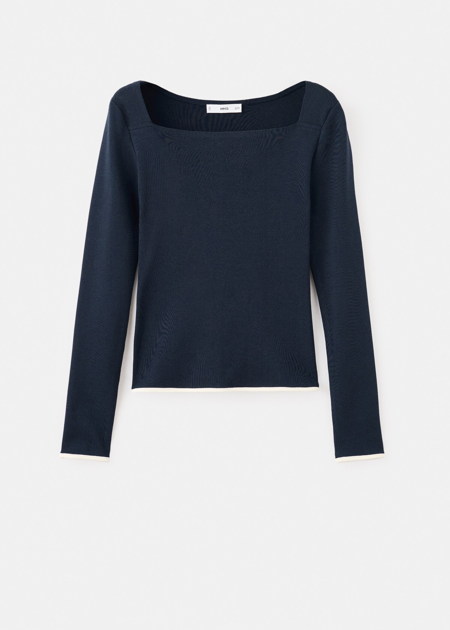 Camiseta cuello barco algodón - Artículo sin modelo