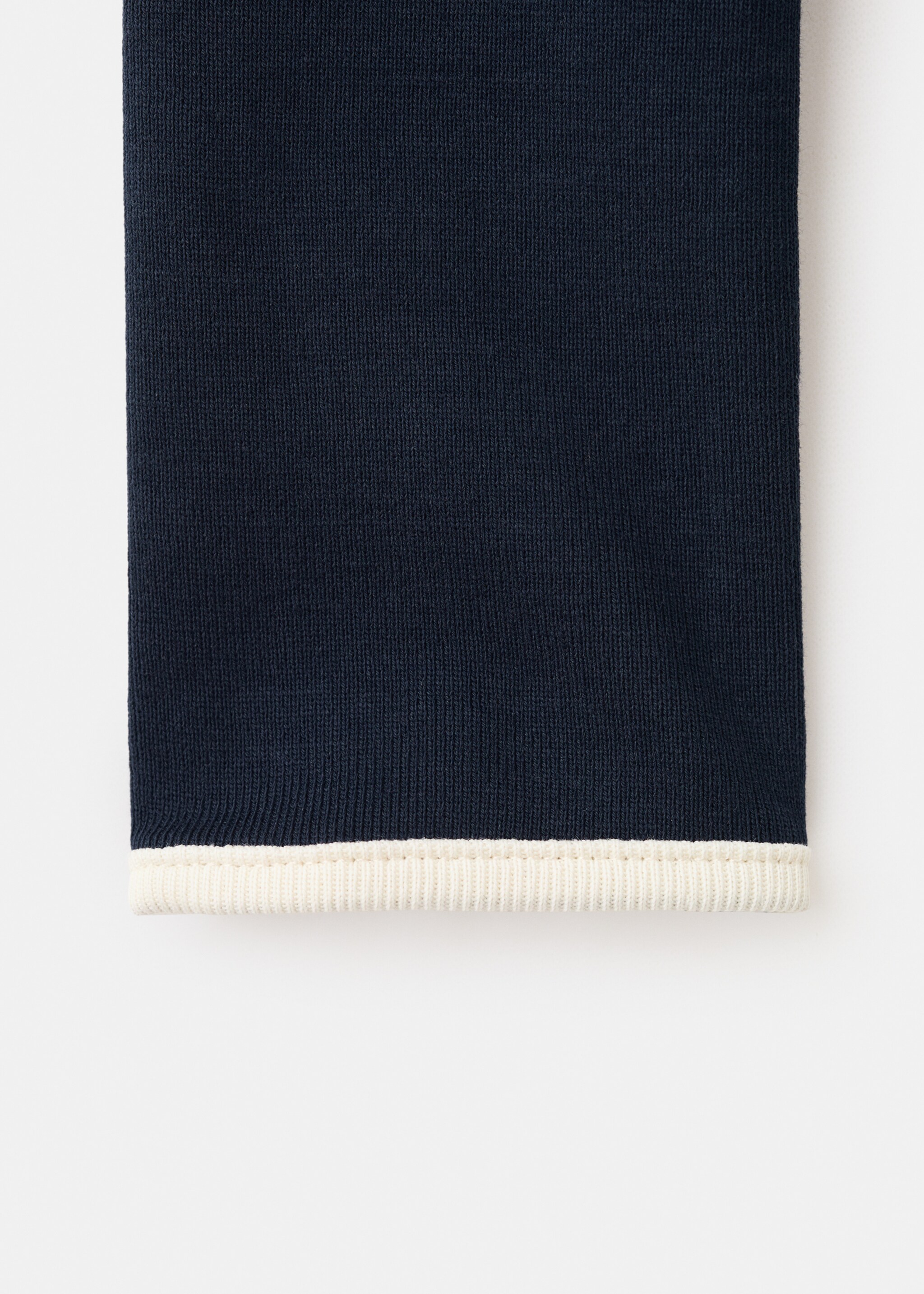 T-shirt col bateau coton - Détail de l'article 0, Bleu marine. Ref: 27034087-00.